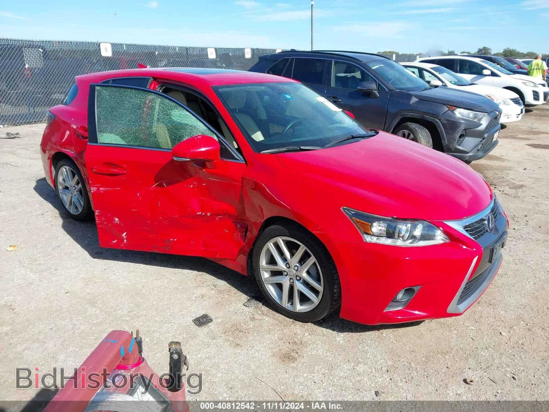 Фотография JTHKD5BH7F2221085 - LEXUS CT 200H 2015