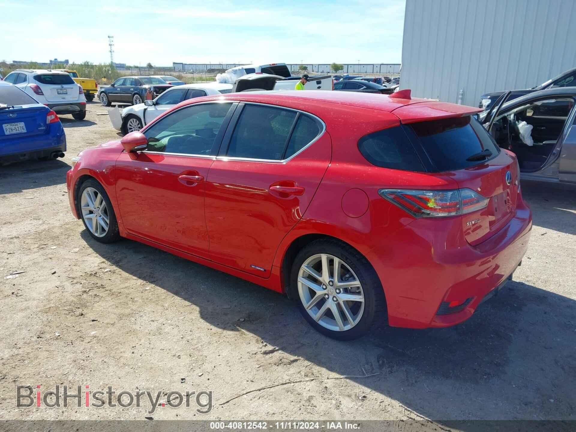2015 LEXUS CT 200H - VIN: JTHKD5BH7F2221085 - Фото 3