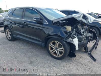 2017 Ford EDGE Titanium, black — VIN 2FMPK3K9XHBB05382, IAAI