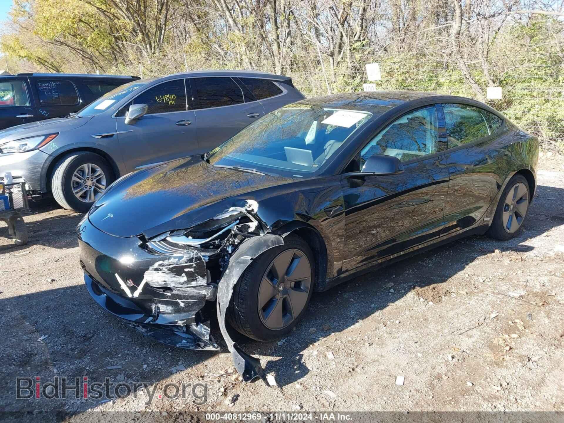 2022 TESLA MODEL 3 - VIN: 5YJ3E1EB1NF260950 - Фото 2