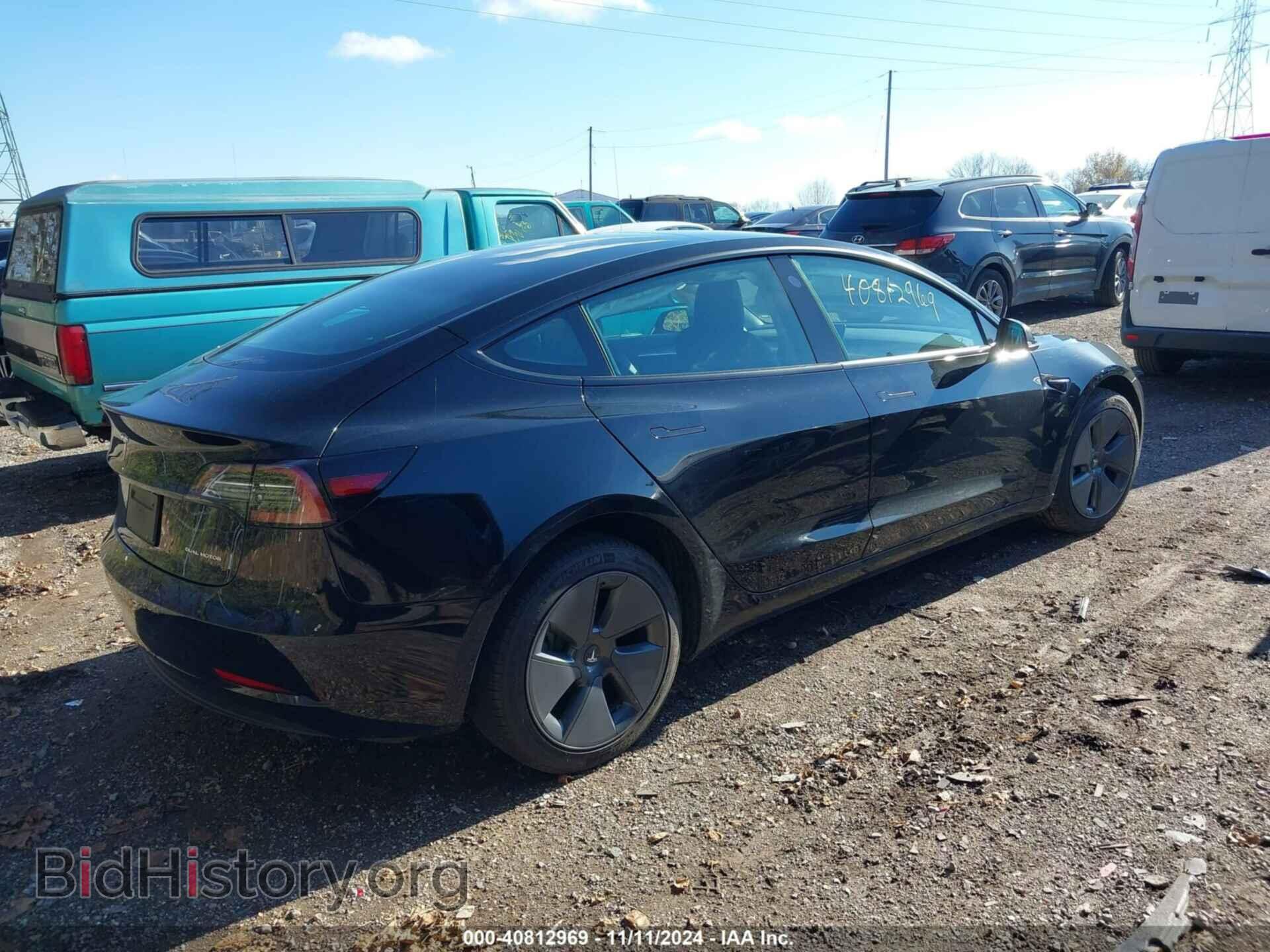 2022 TESLA MODEL 3 - VIN: 5YJ3E1EB1NF260950 - Фото 4