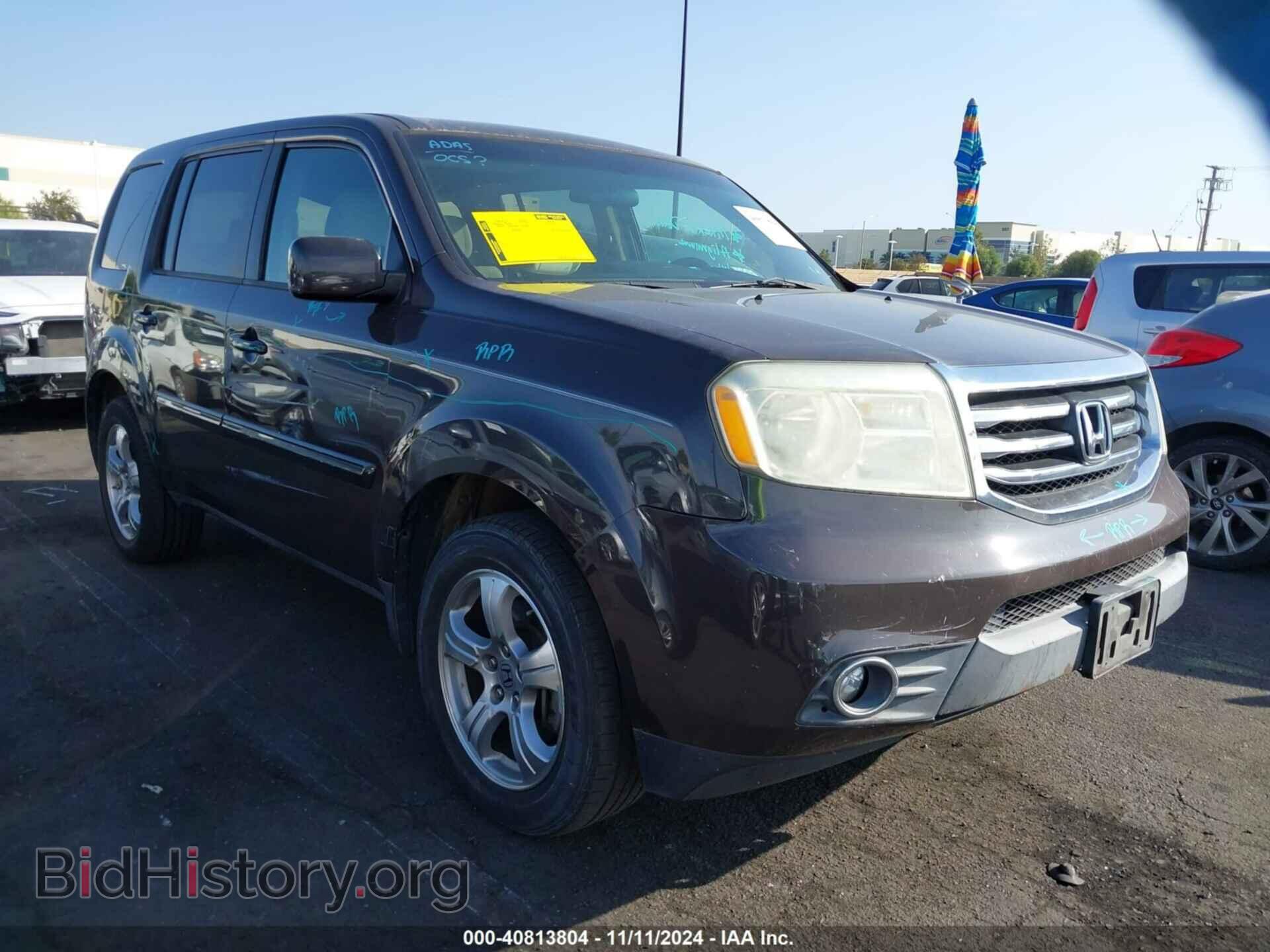 Фотография 5FNYF3H44DB014615 - HONDA PILOT 2013