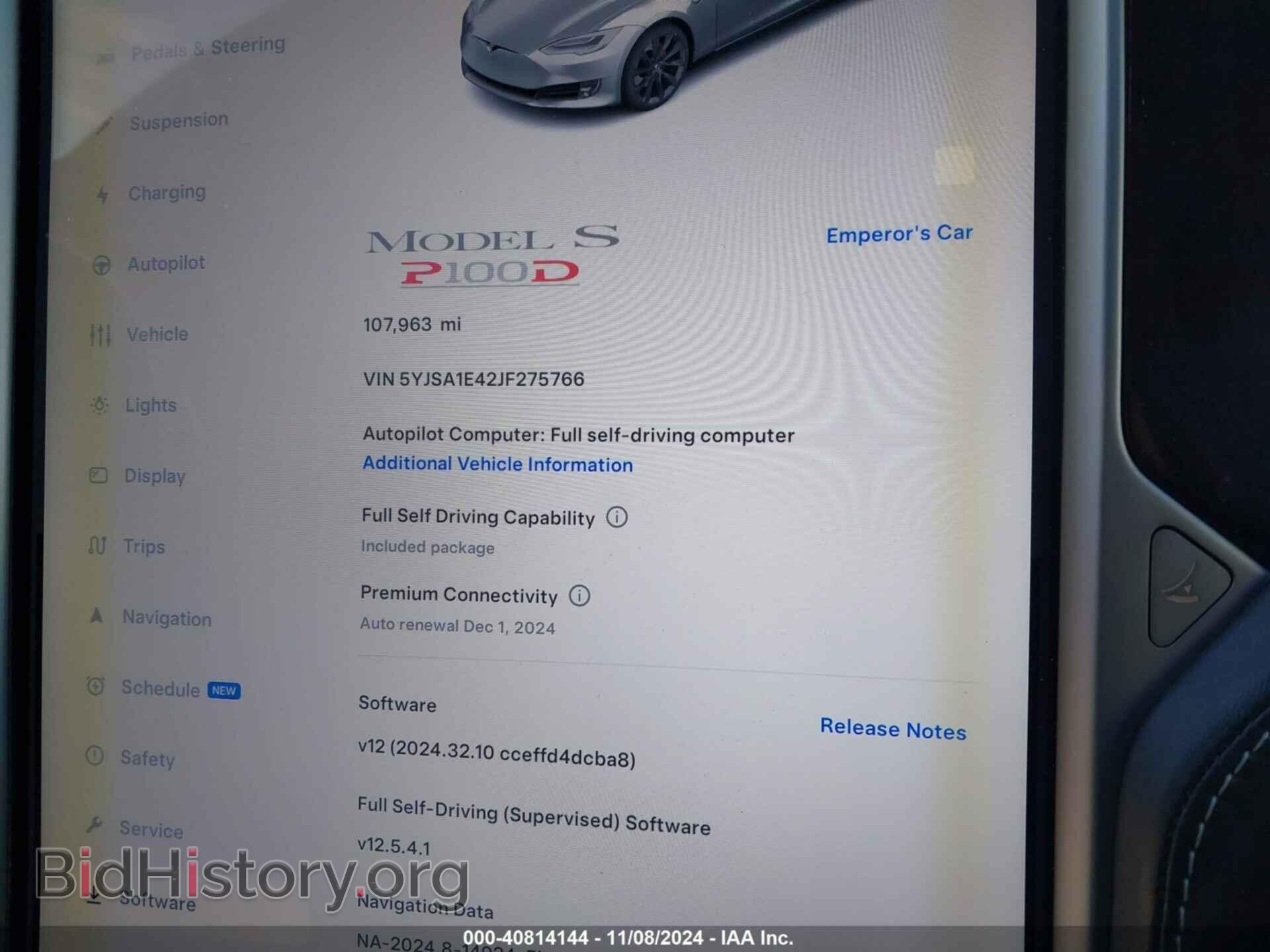 2018 TESLA MODEL S - VIN: 5YJSA1E42JF275766 - Photo 7