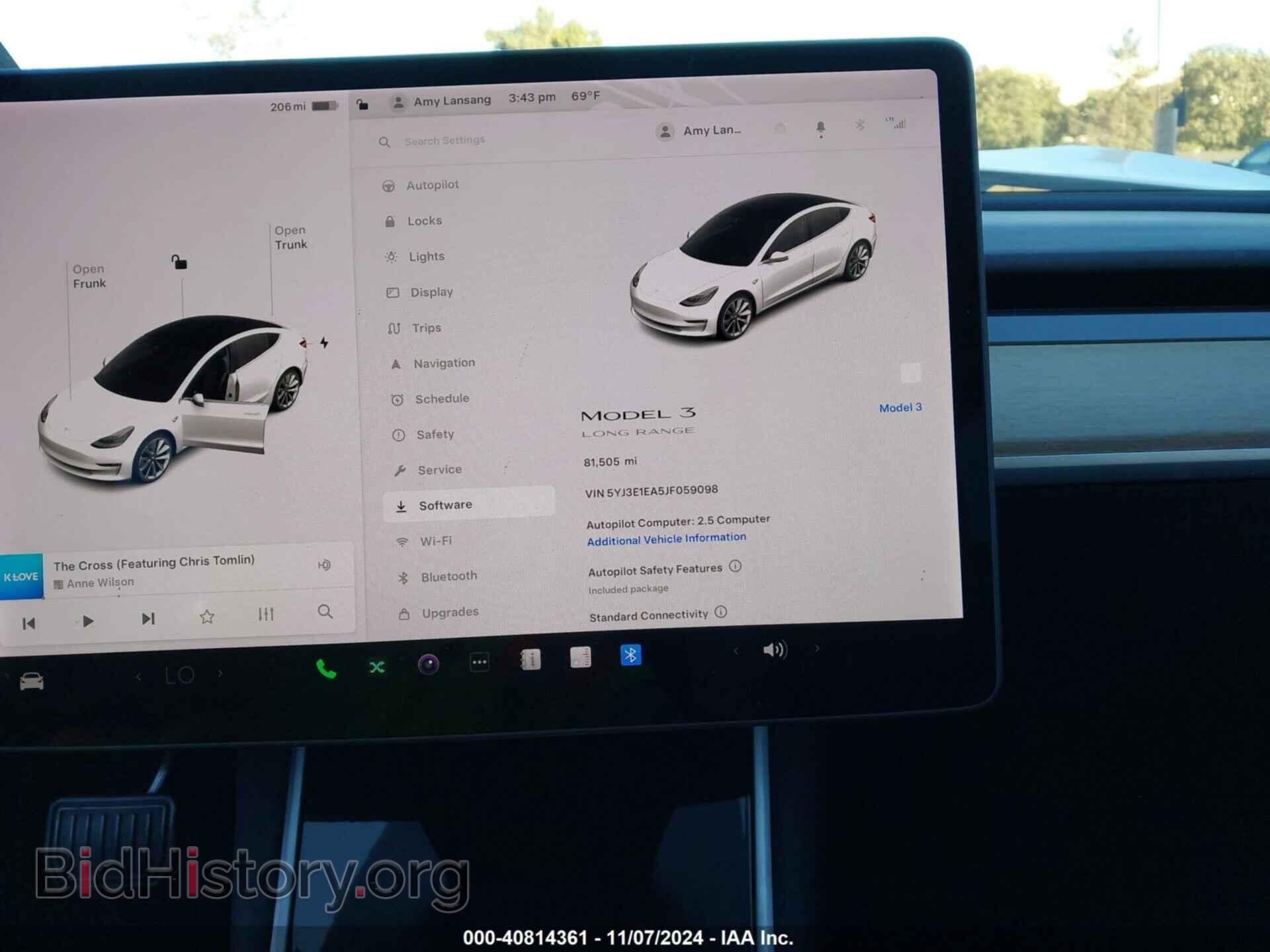2018 TESLA MODEL 3 - VIN: 5YJ3E1EA5JF059098 - Фото 7