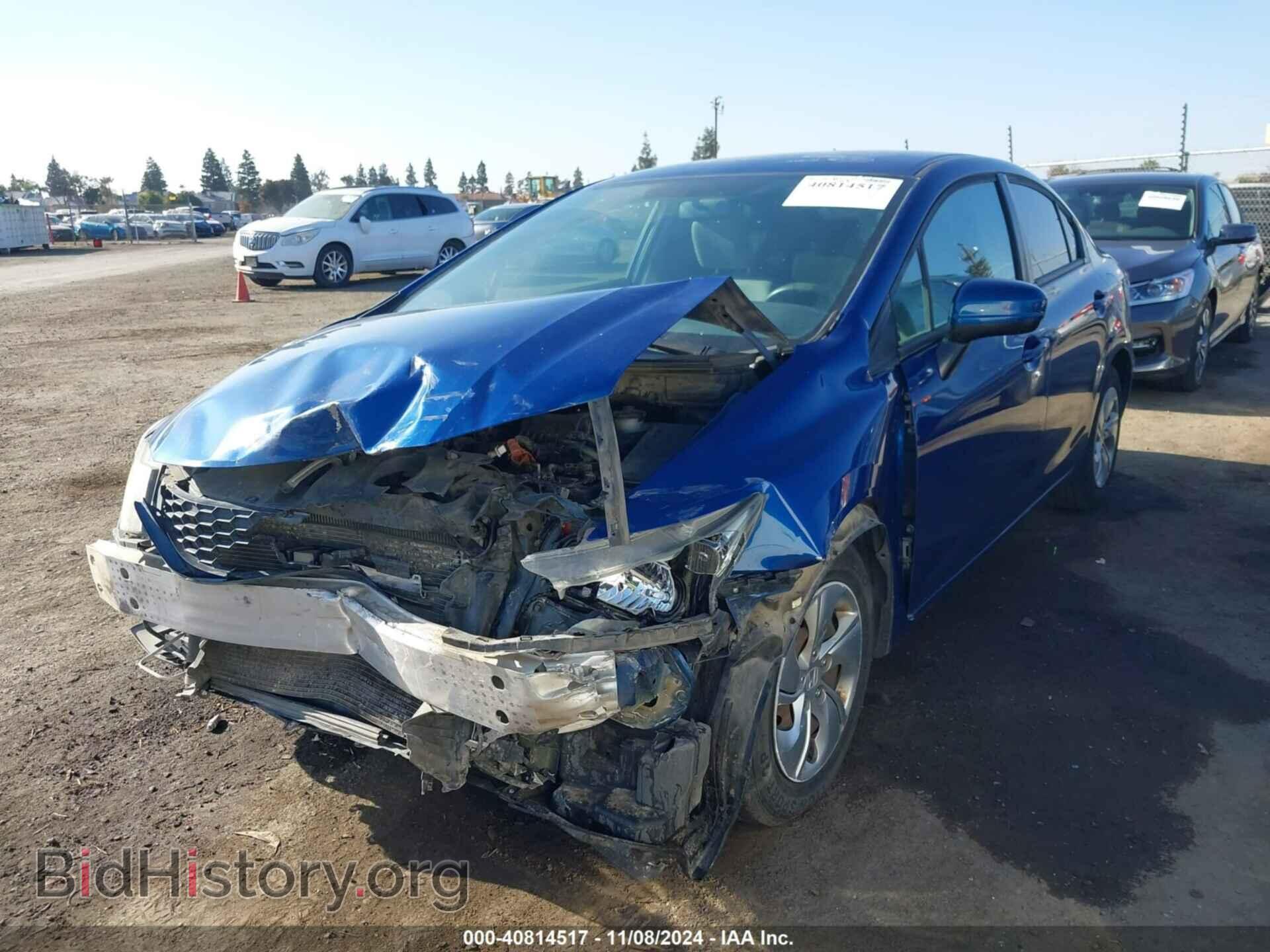 2014 HONDA CIVIC - VIN: 19XFB2F58EE222853 - Фото 2