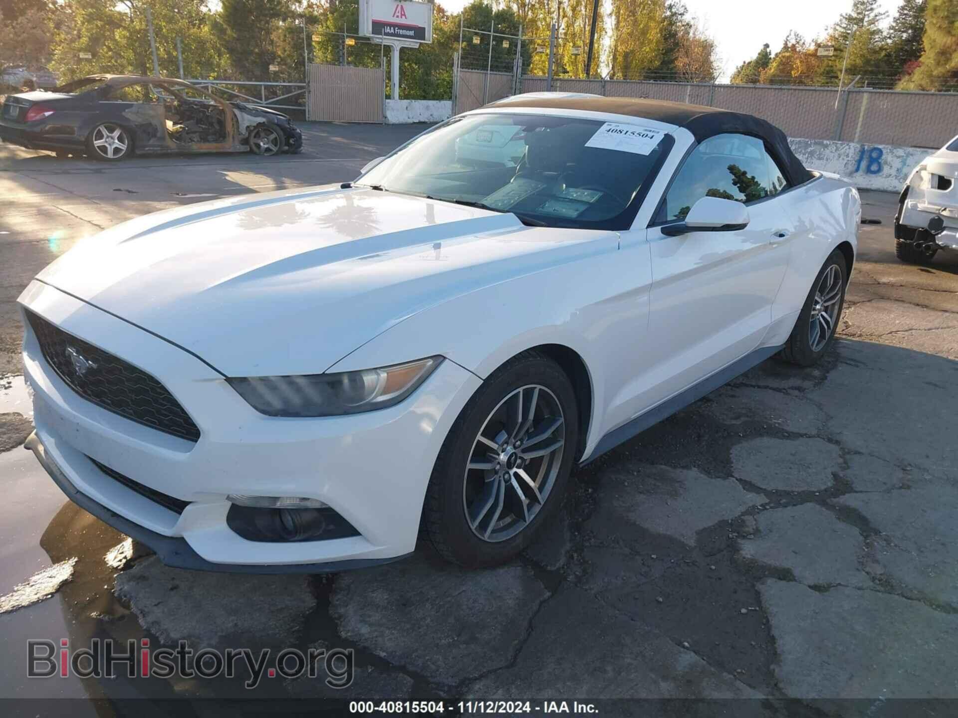 2016 FORD MUSTANG - VIN: 1FATP8UH5G5280749 - Фото 2