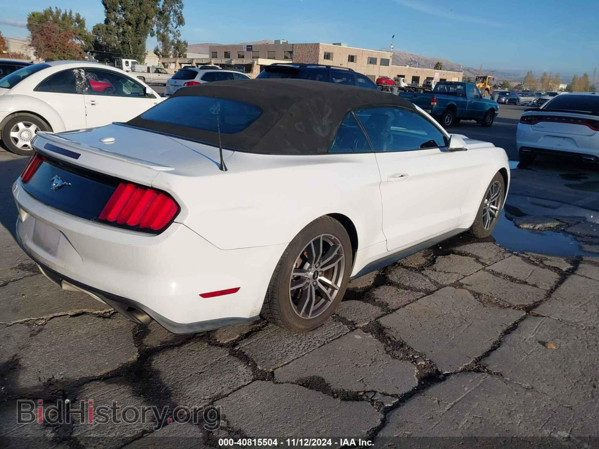 2016 FORD MUSTANG - VIN: 1FATP8UH5G5280749 - Фото 4