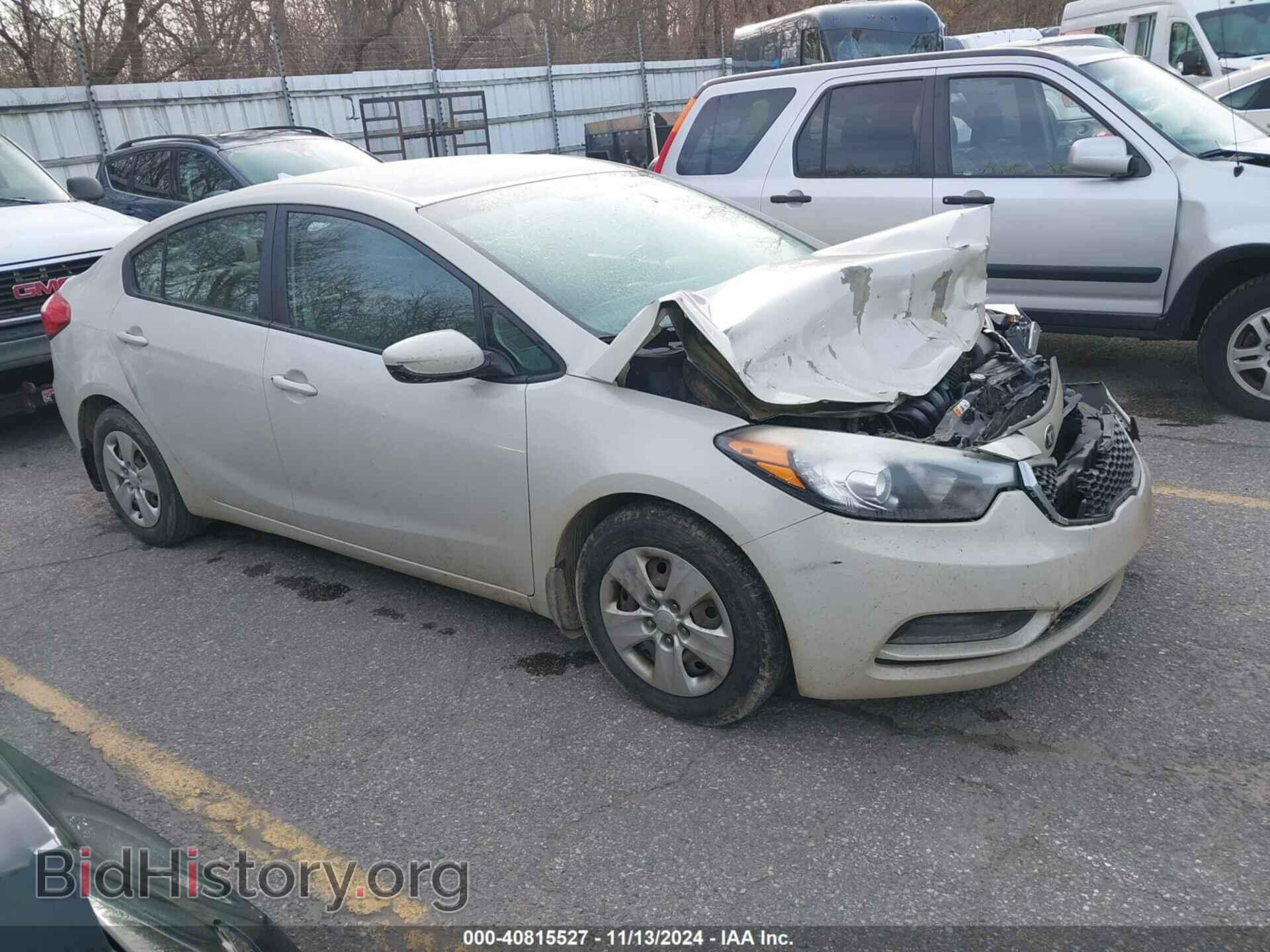 Photo KNAFK4A64F5331560 - KIA FORTE 2015