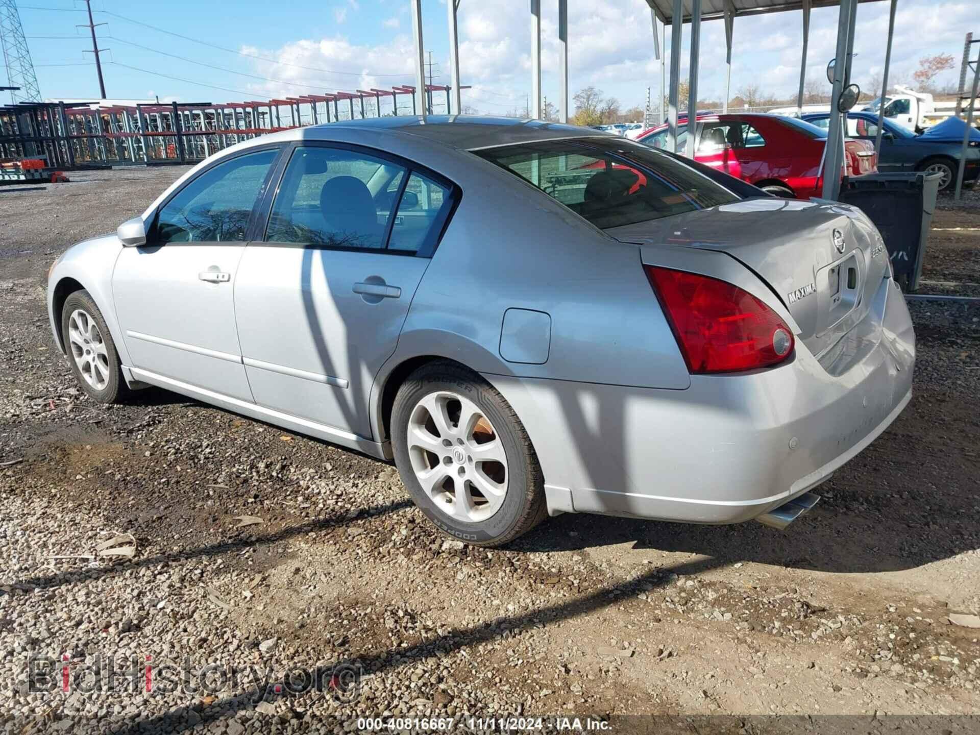 2007 NISSAN MAXIMA - VIN: 1N4BA41E67C828463 - Фото 3