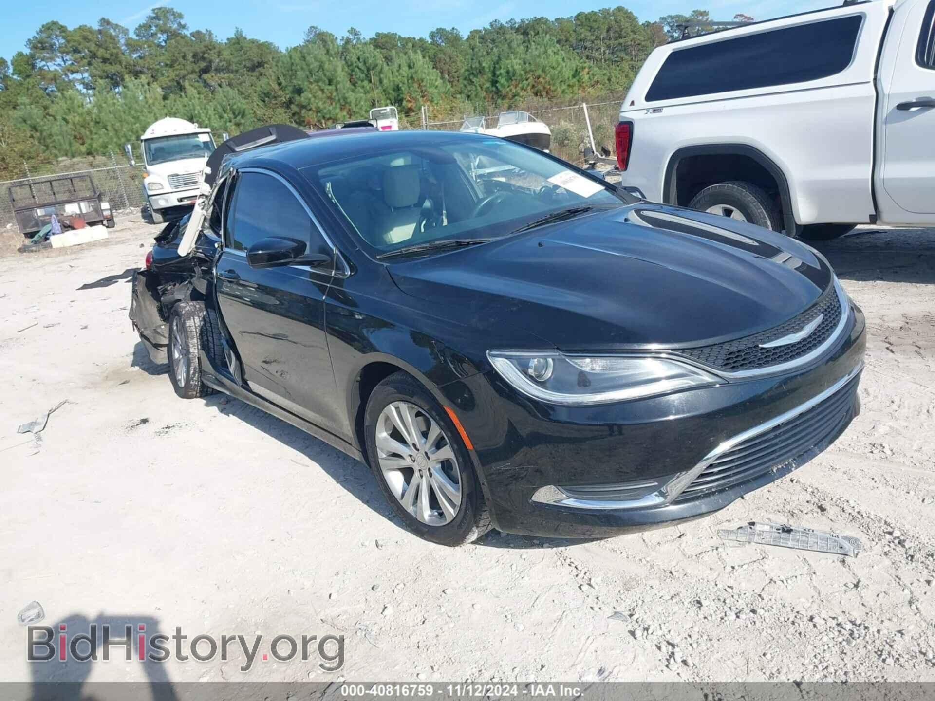 Фотография 1C3CCCAB7GN191620 - CHRYSLER 200 2016