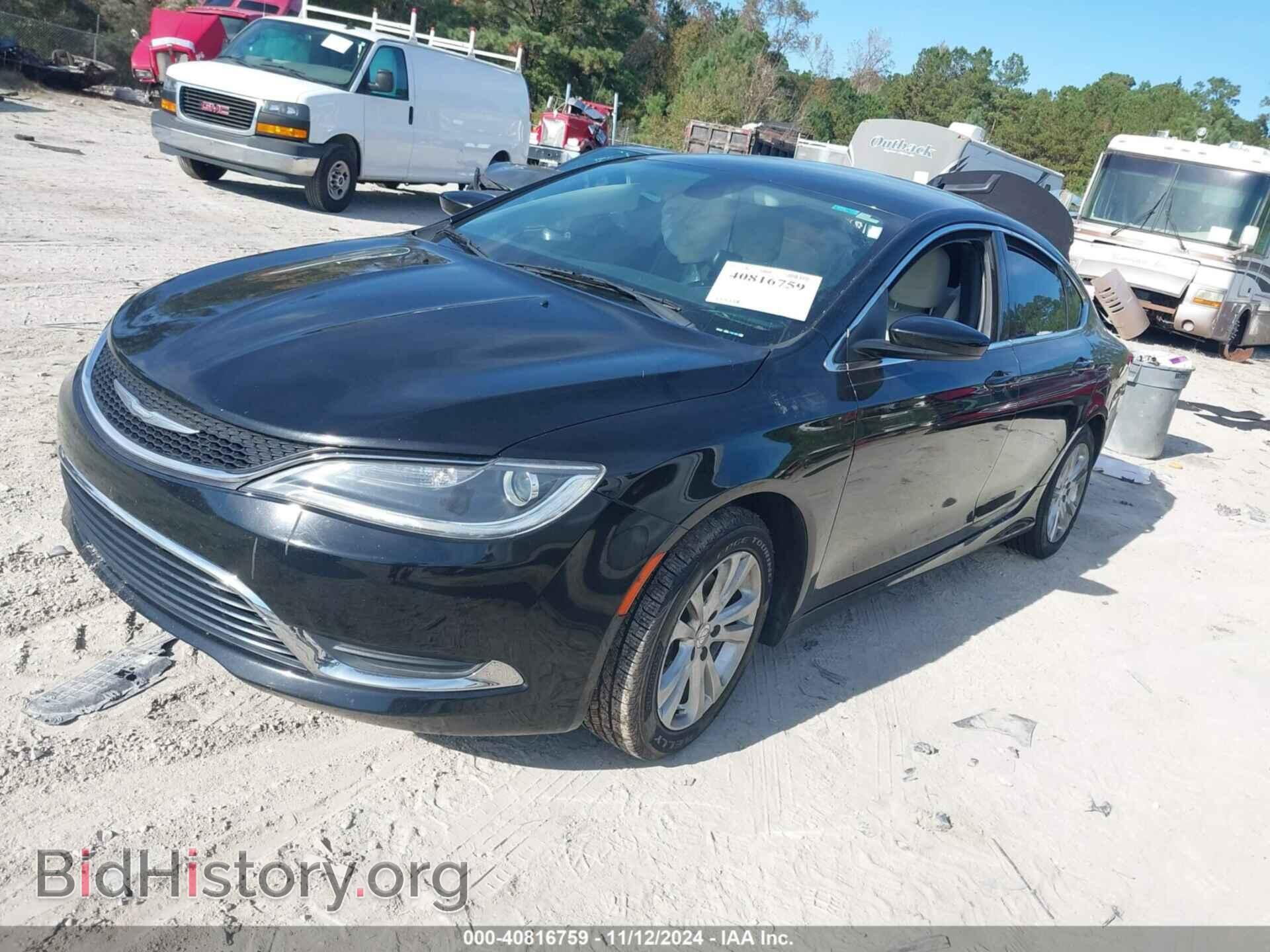 2016 CHRYSLER 200 - VIN: 1C3CCCAB7GN191620 - Фото 2