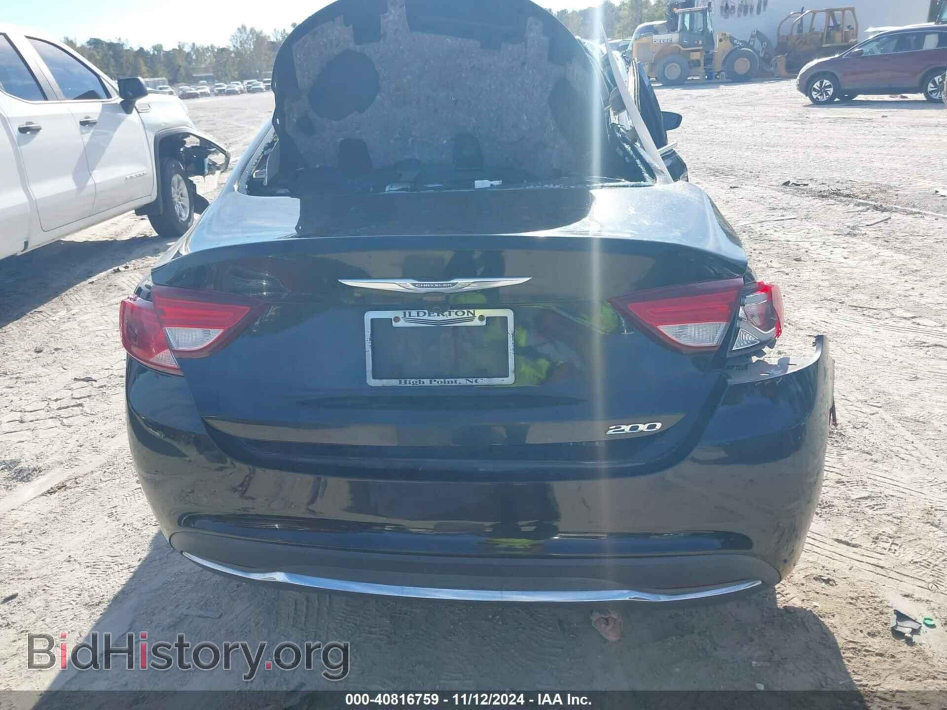 2016 CHRYSLER 200 - VIN: 1C3CCCAB7GN191620 - Фото 16