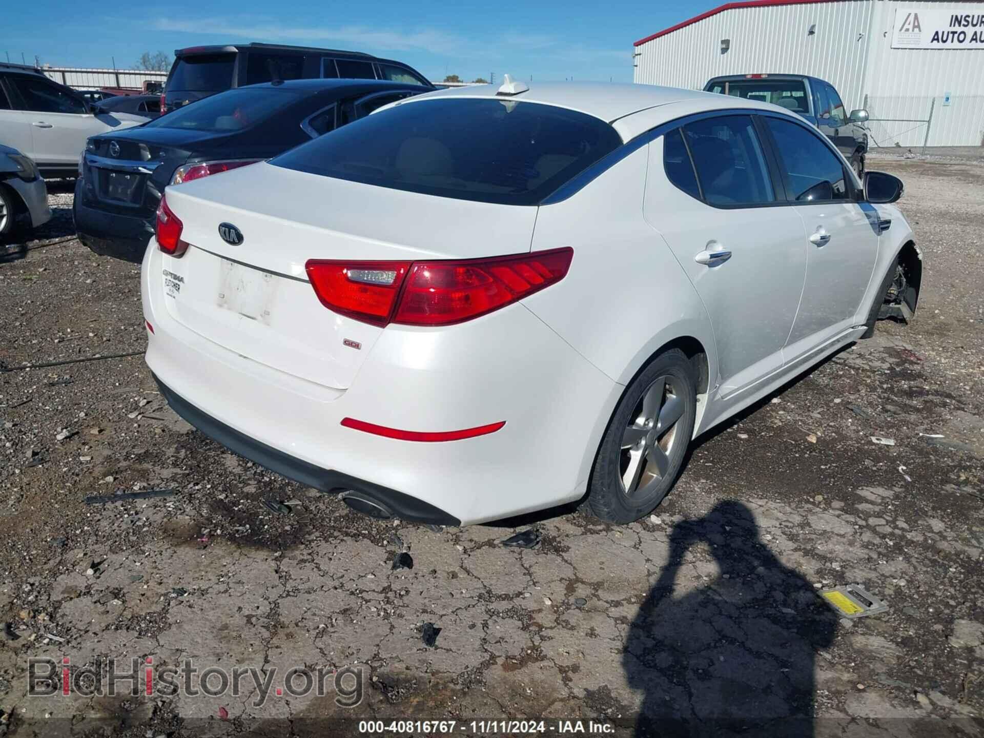 2014 KIA OPTIMA - VIN: 5XXGM4A78EG321490 - Фото 4
