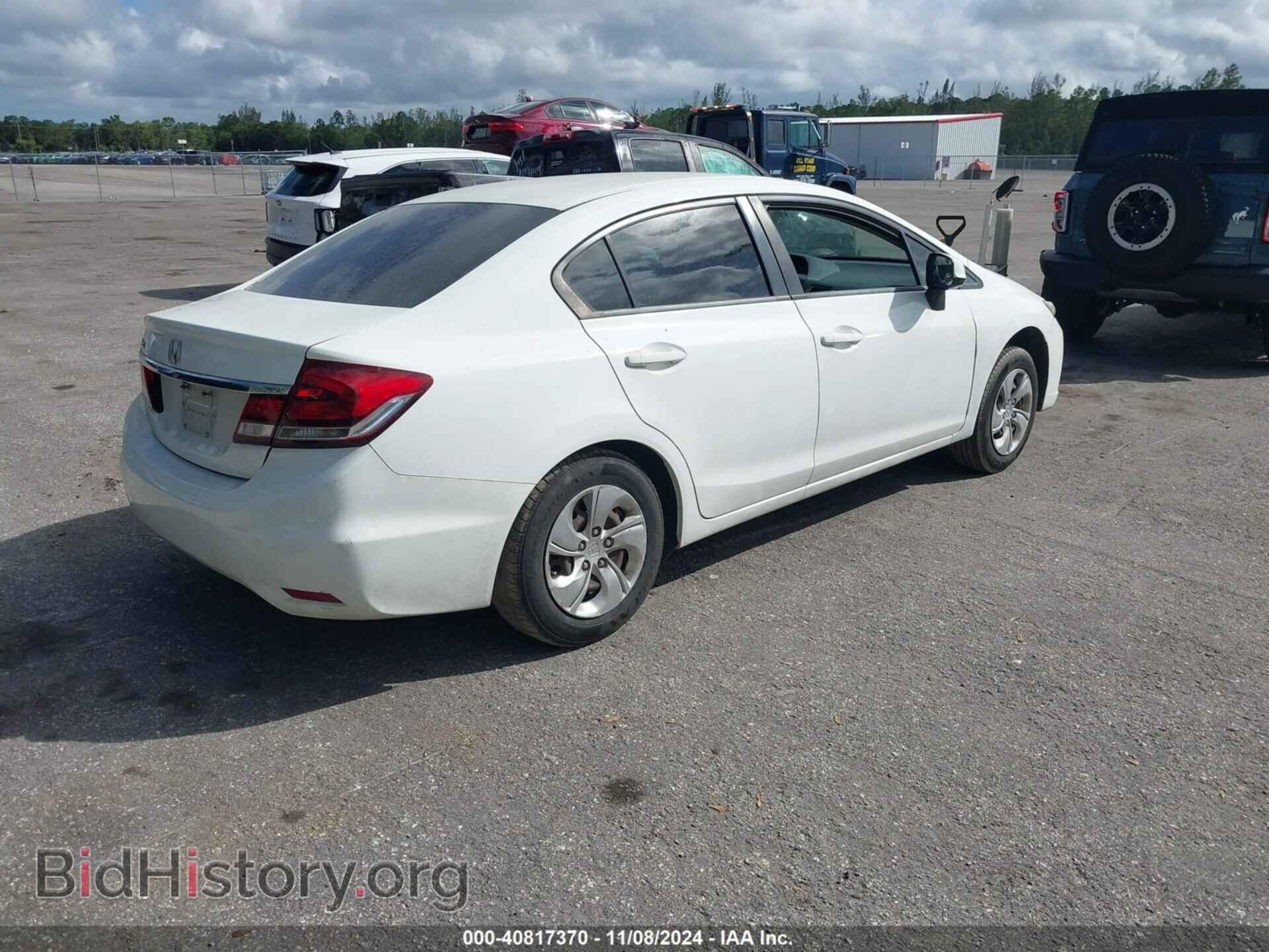 2013 HONDA CIVIC - VIN: 19XFB2F56DE081036 - Фото 4