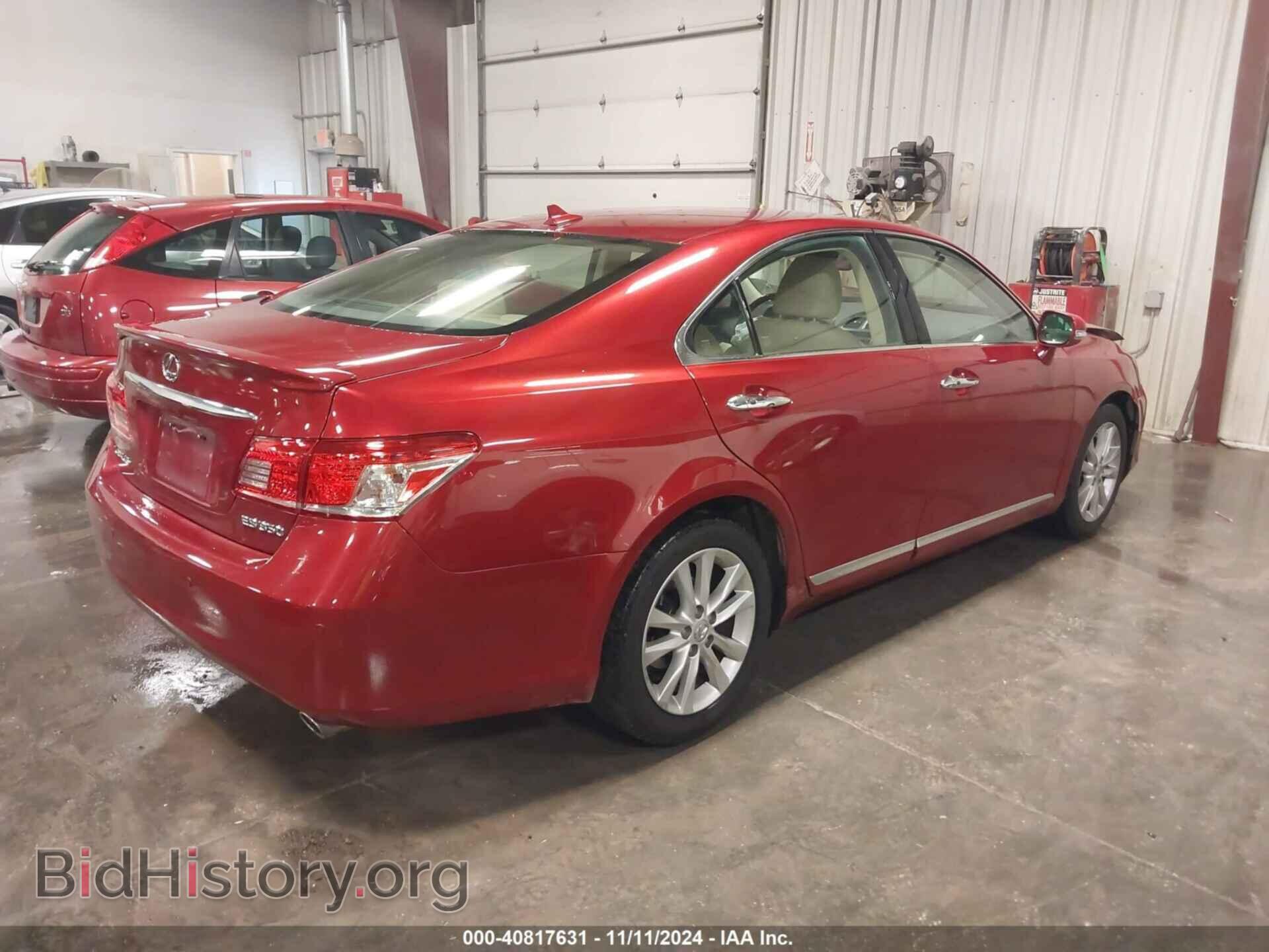 2010 LEXUS ES 350 - VIN: JTHBK1EG8A2390932 - Фото 4