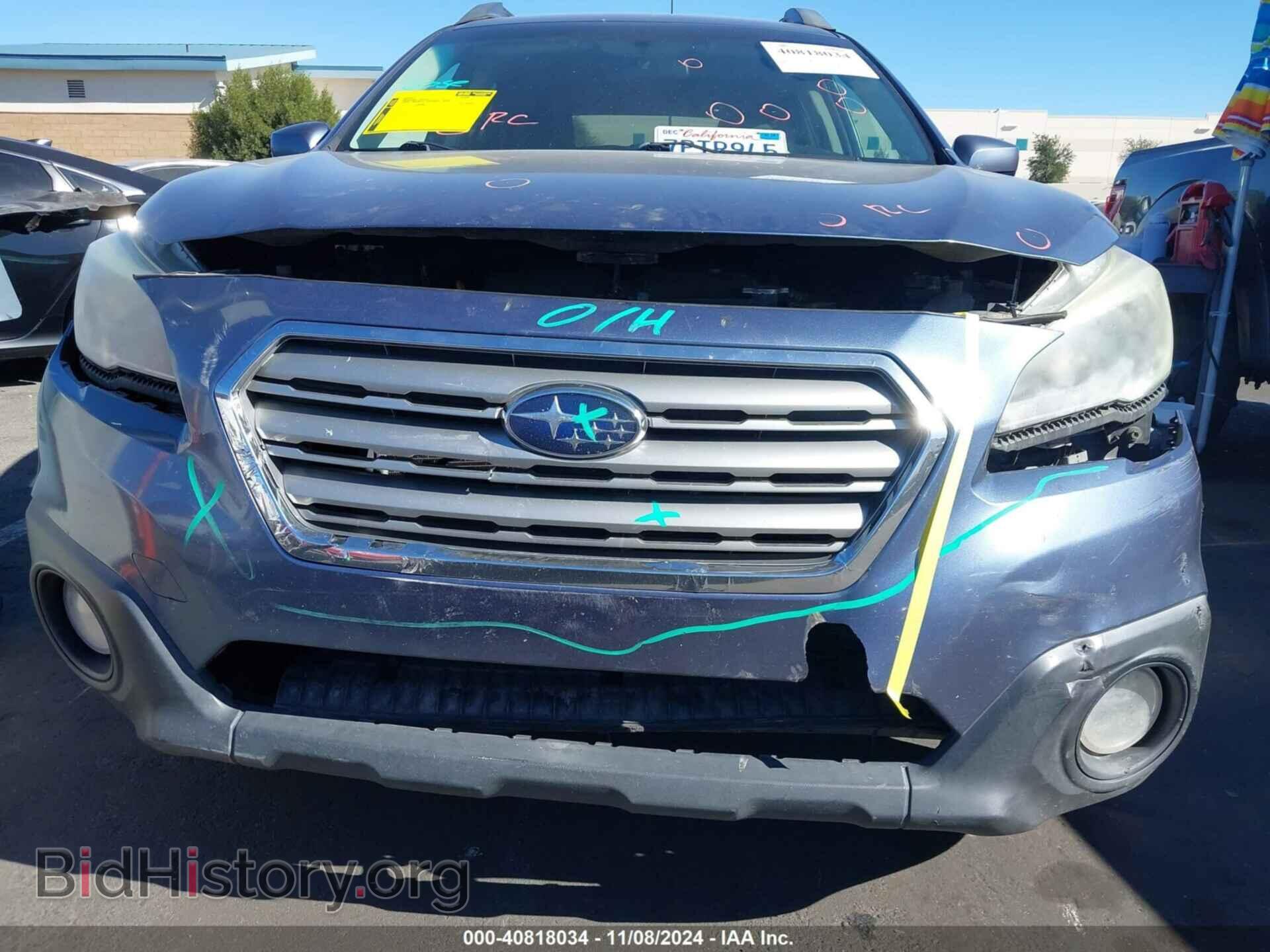 2016 SUBARU OUTBACK - VIN: 4S4BSACC7G3258874 - Фото 6