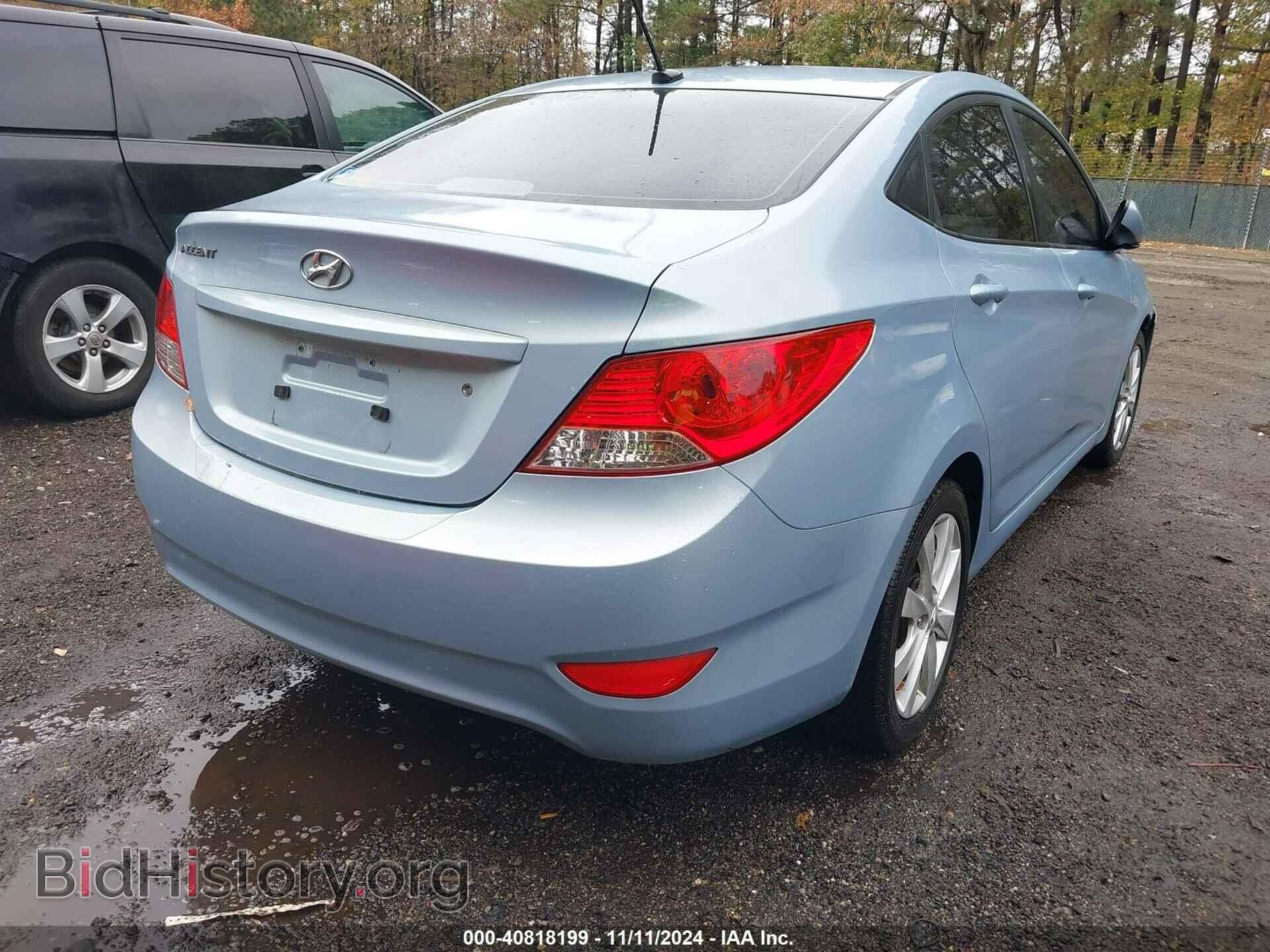 2012 HYUNDAI ACCENT - VIN: KMHCU4AE3CU071477 - Фото 4