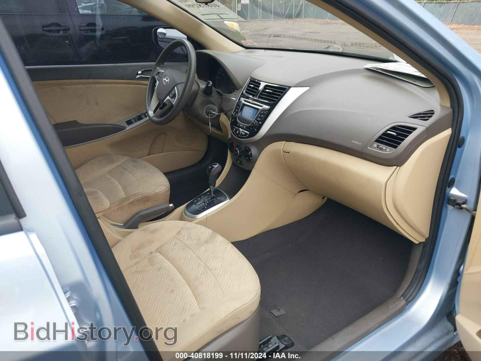 2012 HYUNDAI ACCENT - VIN: KMHCU4AE3CU071477 - Фото 5