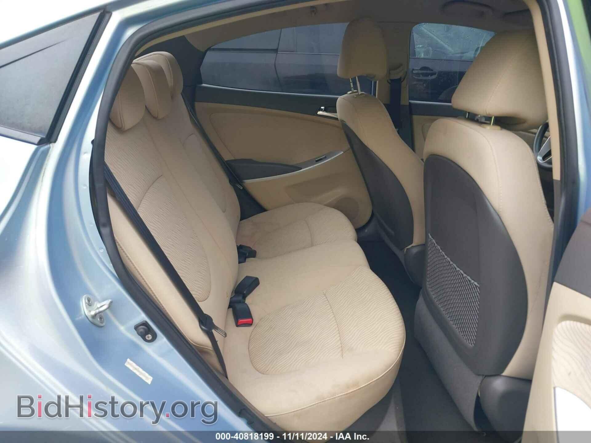 2012 HYUNDAI ACCENT - VIN: KMHCU4AE3CU071477 - Фото 8