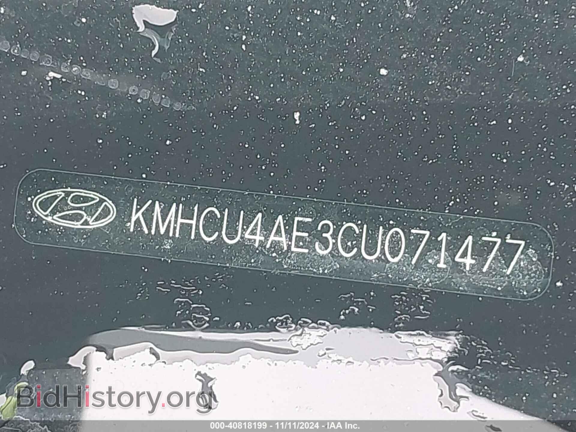 2012 HYUNDAI ACCENT - VIN: KMHCU4AE3CU071477 - Фото 9
