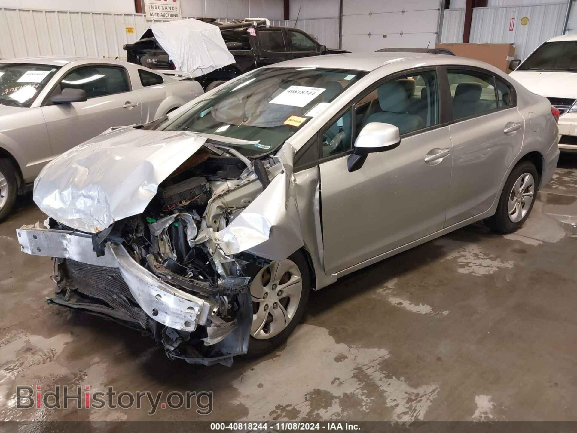 2013 HONDA CIVIC - VIN: 19XFB2F50DE029370 - Фото 2
