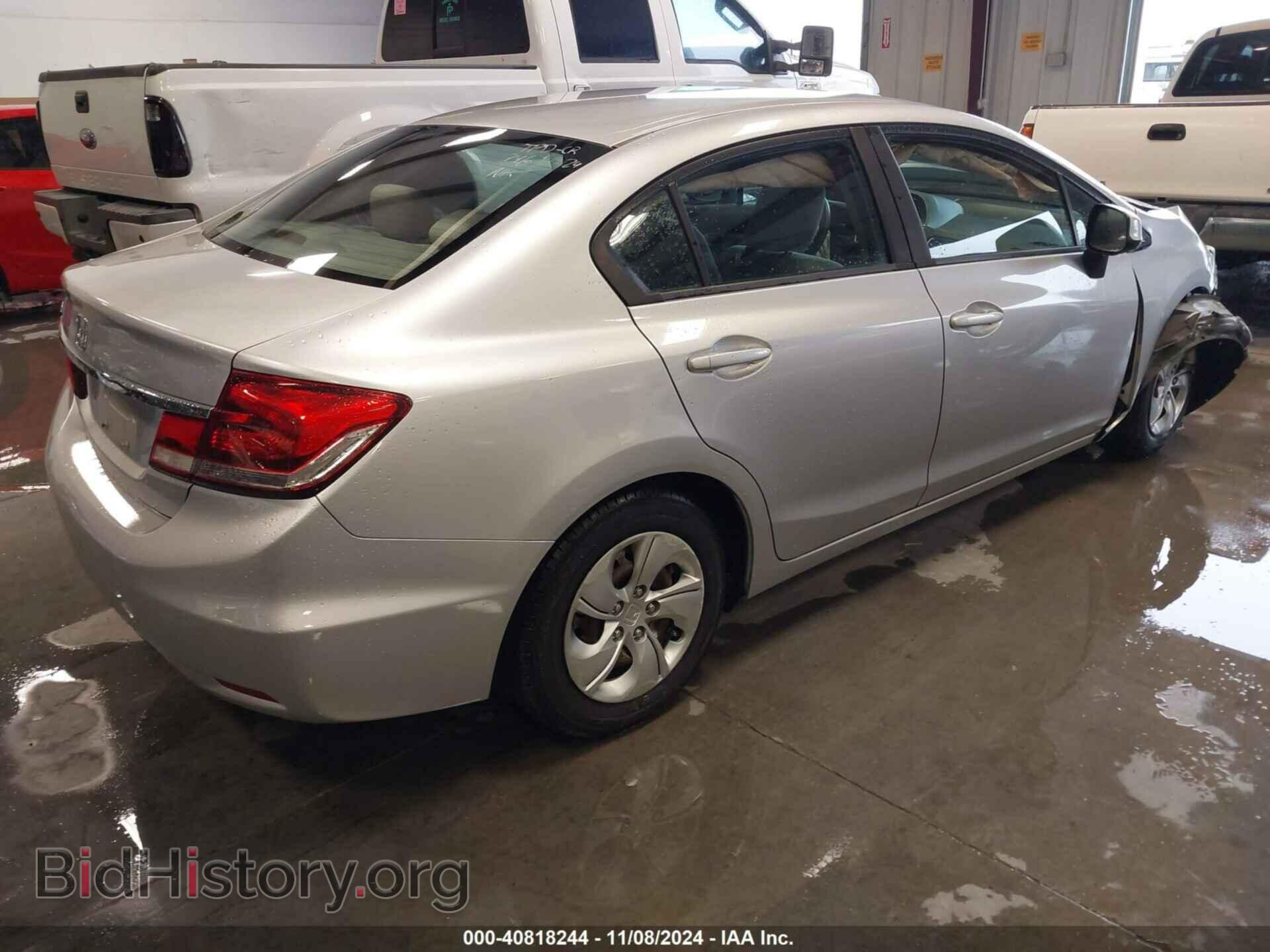 2013 HONDA CIVIC - VIN: 19XFB2F50DE029370 - Фото 4