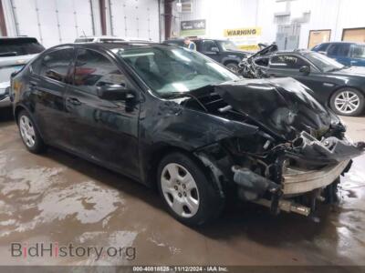2015 Dodge DART SE, черный — VIN 1C3CDFAA7FD363042, IAAI
