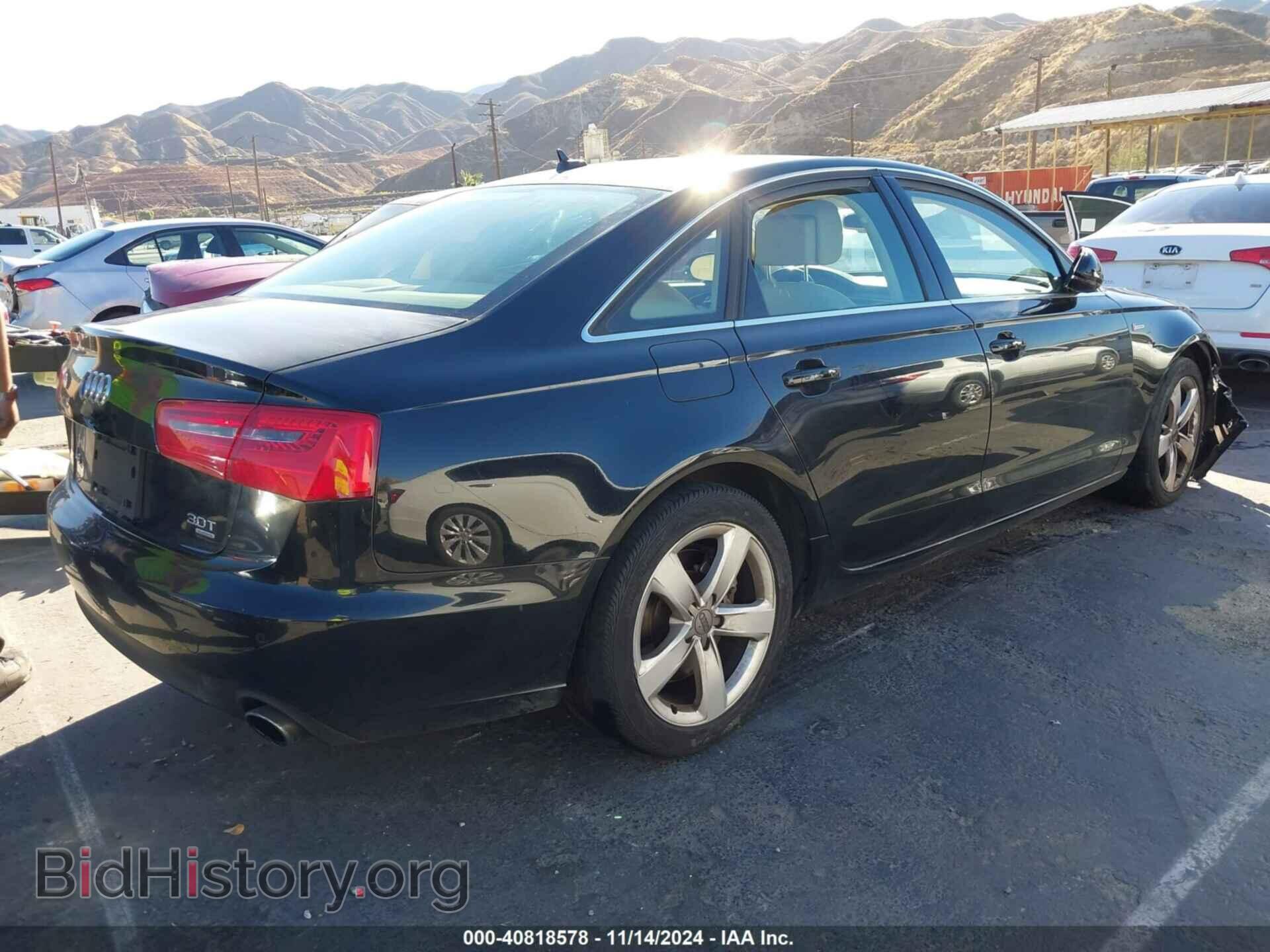 2012 AUDI A6 - VIN: WAUGGAFC1CN092127 - Фото 4