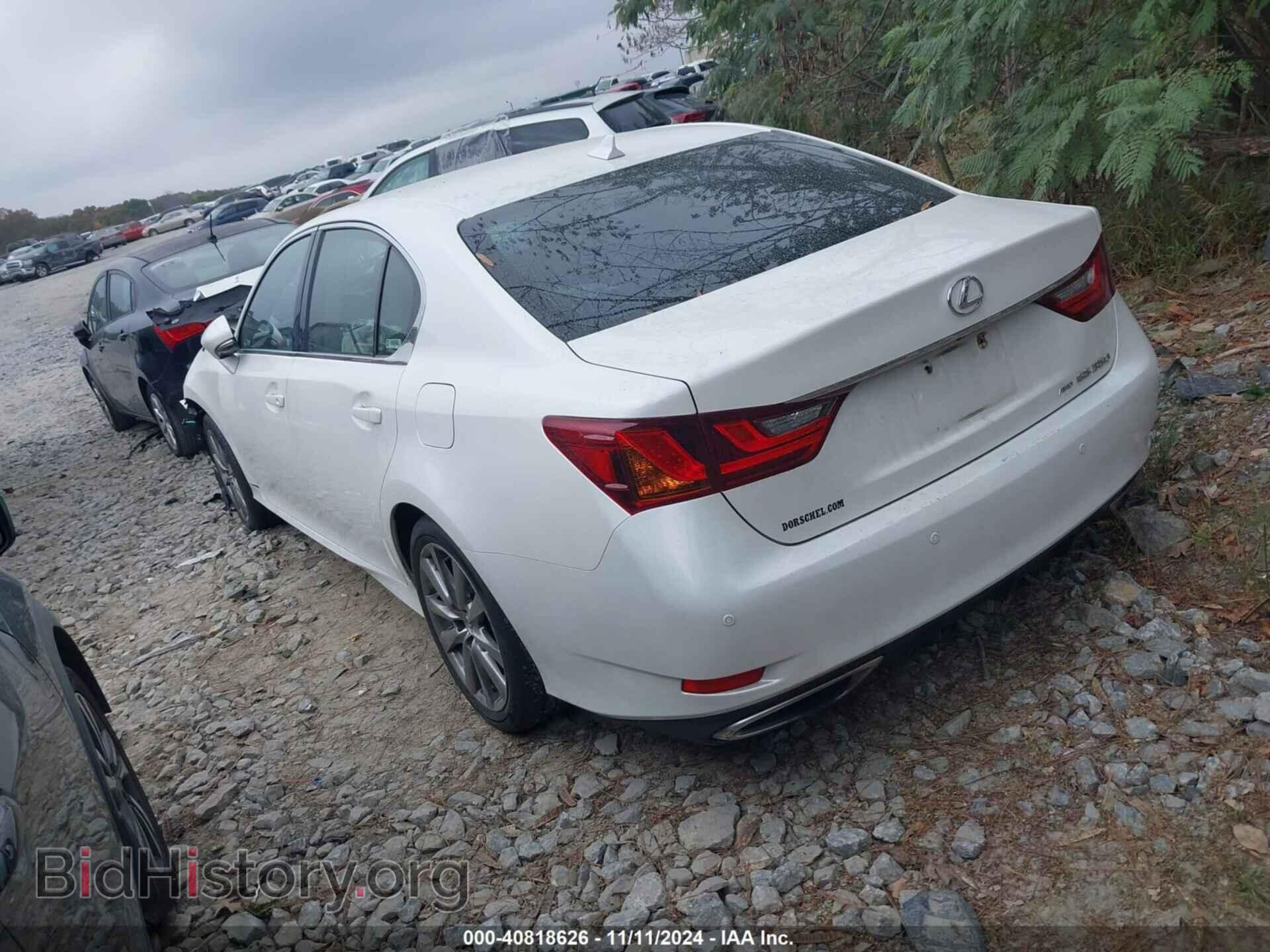 2013 LEXUS GS 350 - VIN: JTHCE1BLXD5004060 - Фото 3