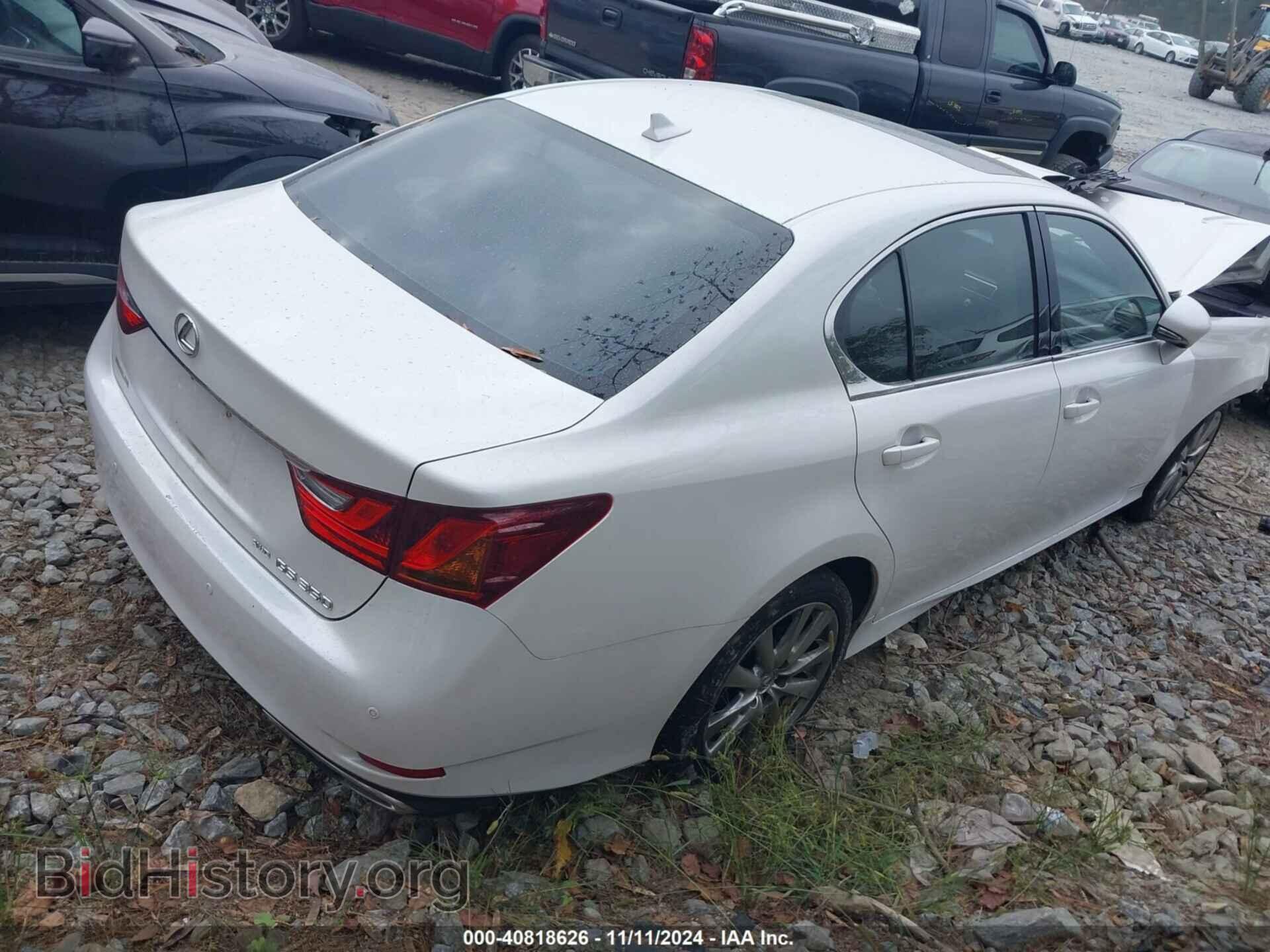 2013 LEXUS GS 350 - VIN: JTHCE1BLXD5004060 - Фото 4