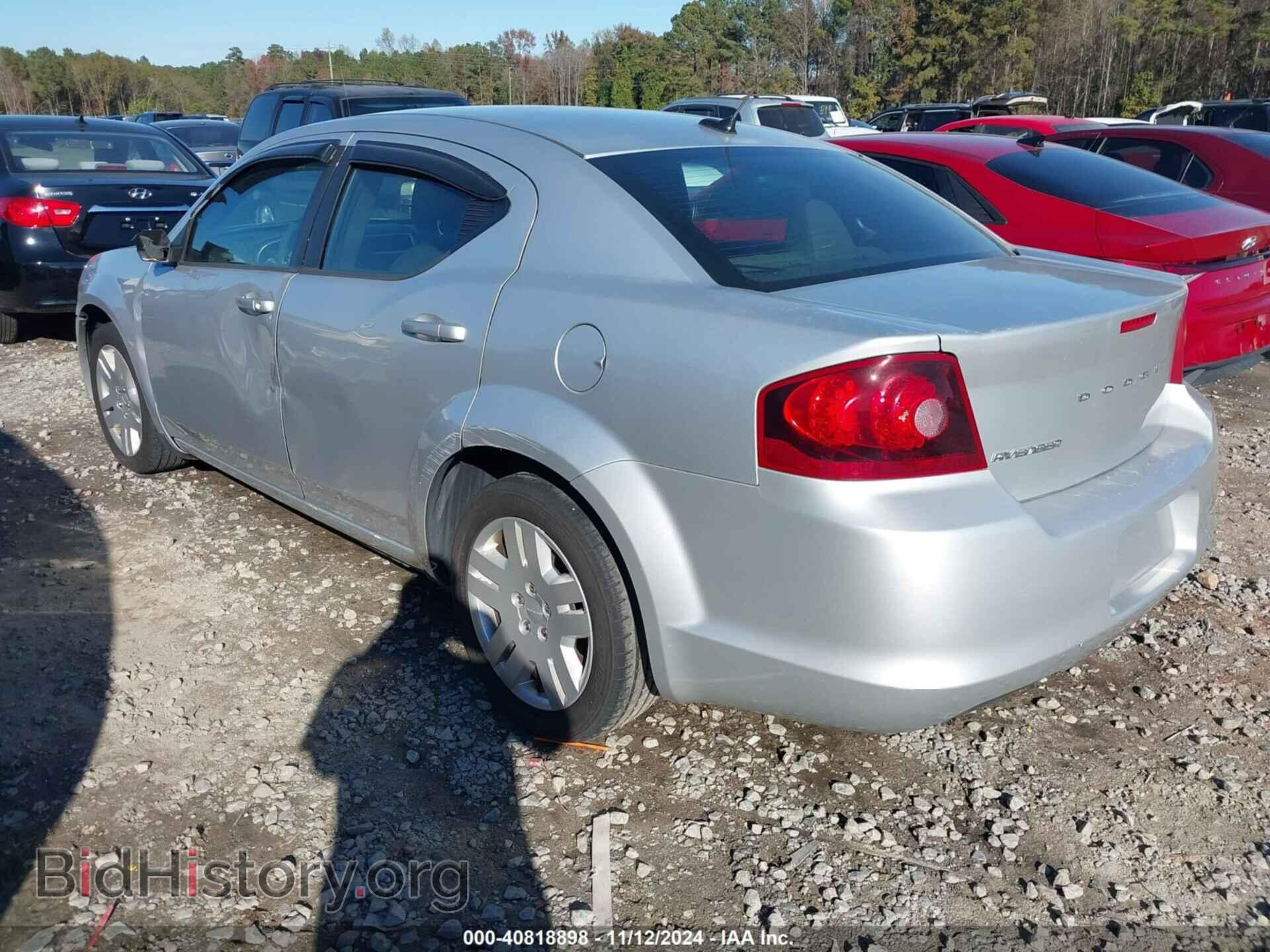 2012 DODGE AVENGER - VIN: 1C3CDZAB5CN294044 - Photo 3