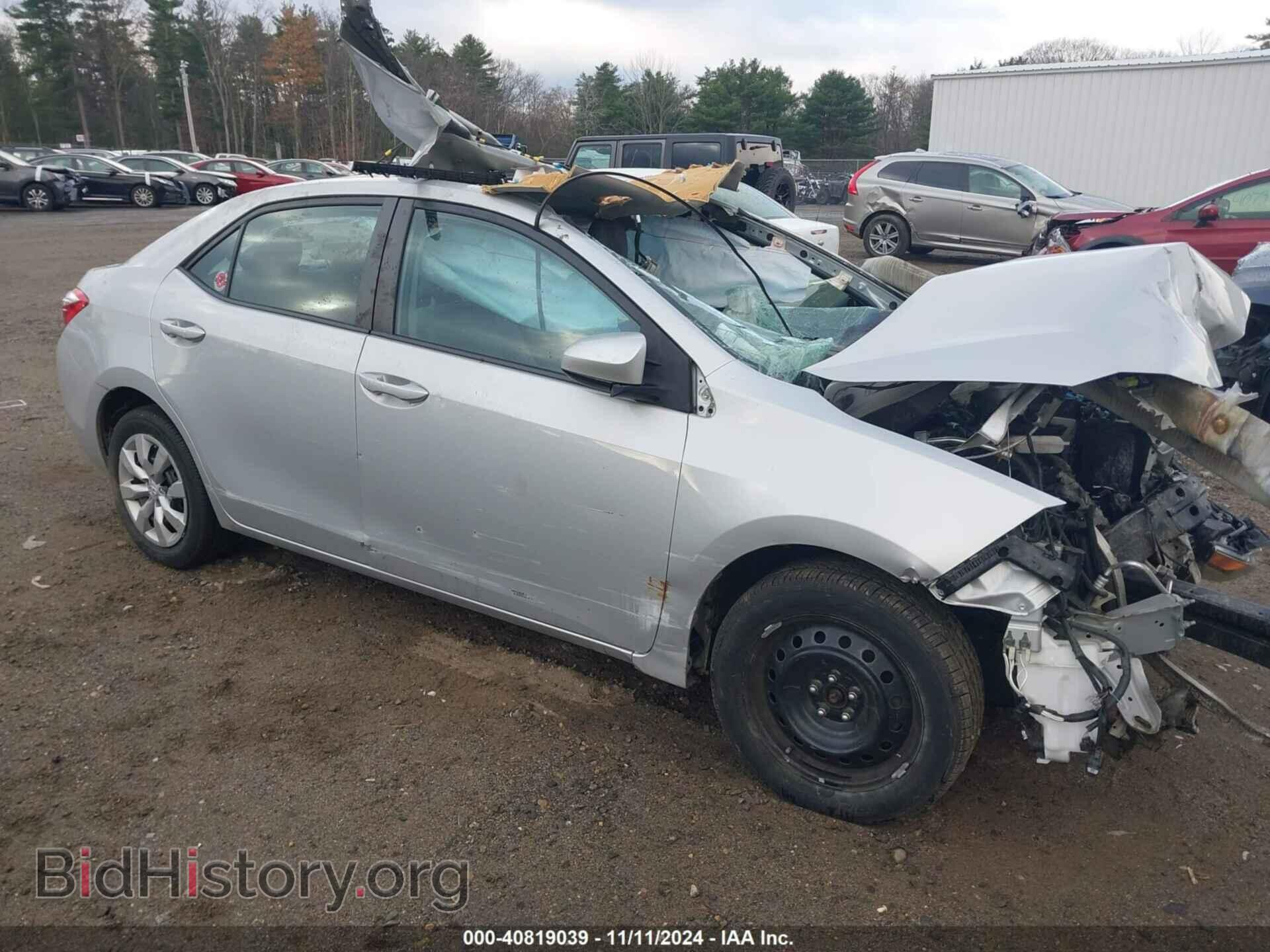 Photo 2T1BURHE4FC386079 - TOYOTA COROLLA 2015
