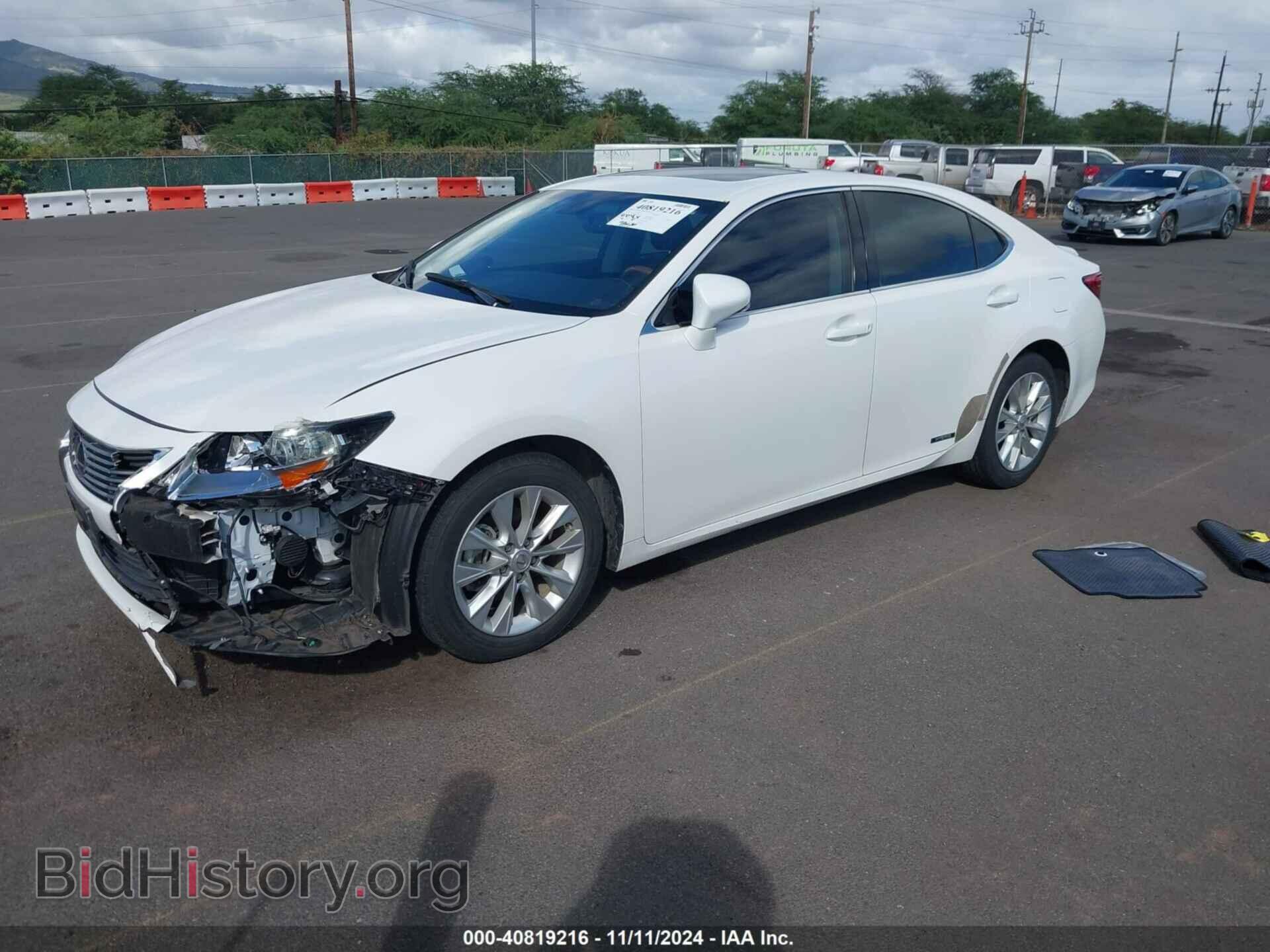 2014 LEXUS ES 300H - VIN: JTHBW1GG3E2049364 - Фото 2