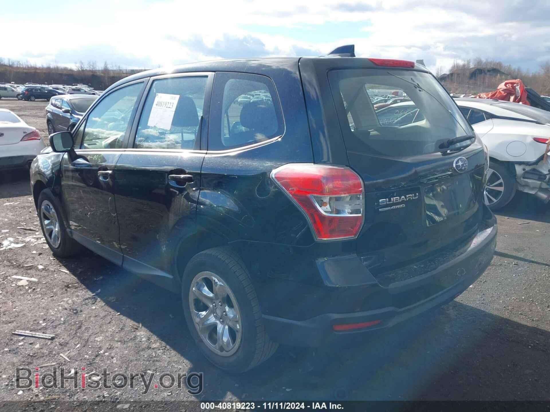 2016 SUBARU FORESTER - VIN: JF2SJAAC5GH446601 - Фото 3
