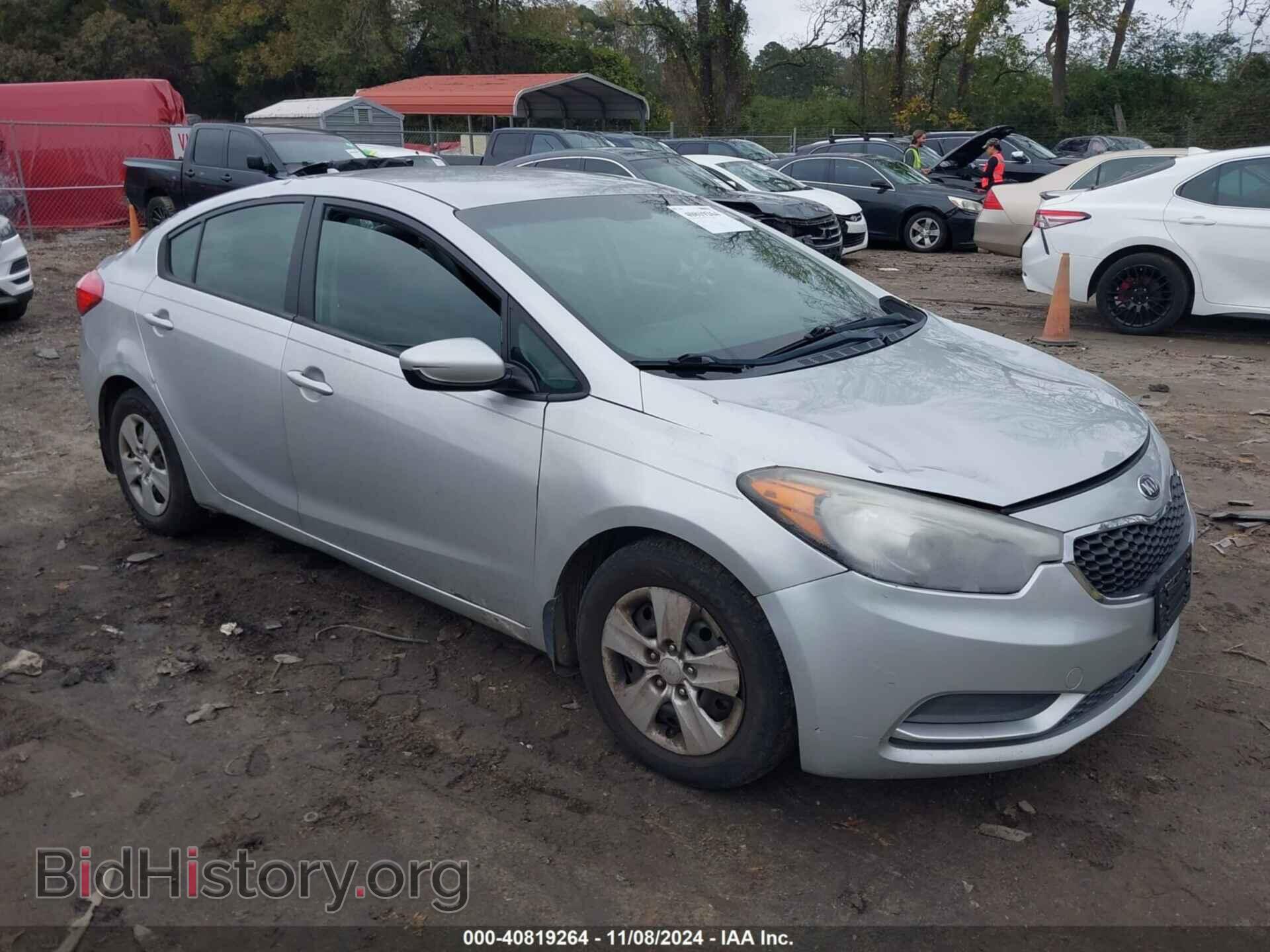 Photo KNAFK4A67G5515814 - KIA FORTE 2016