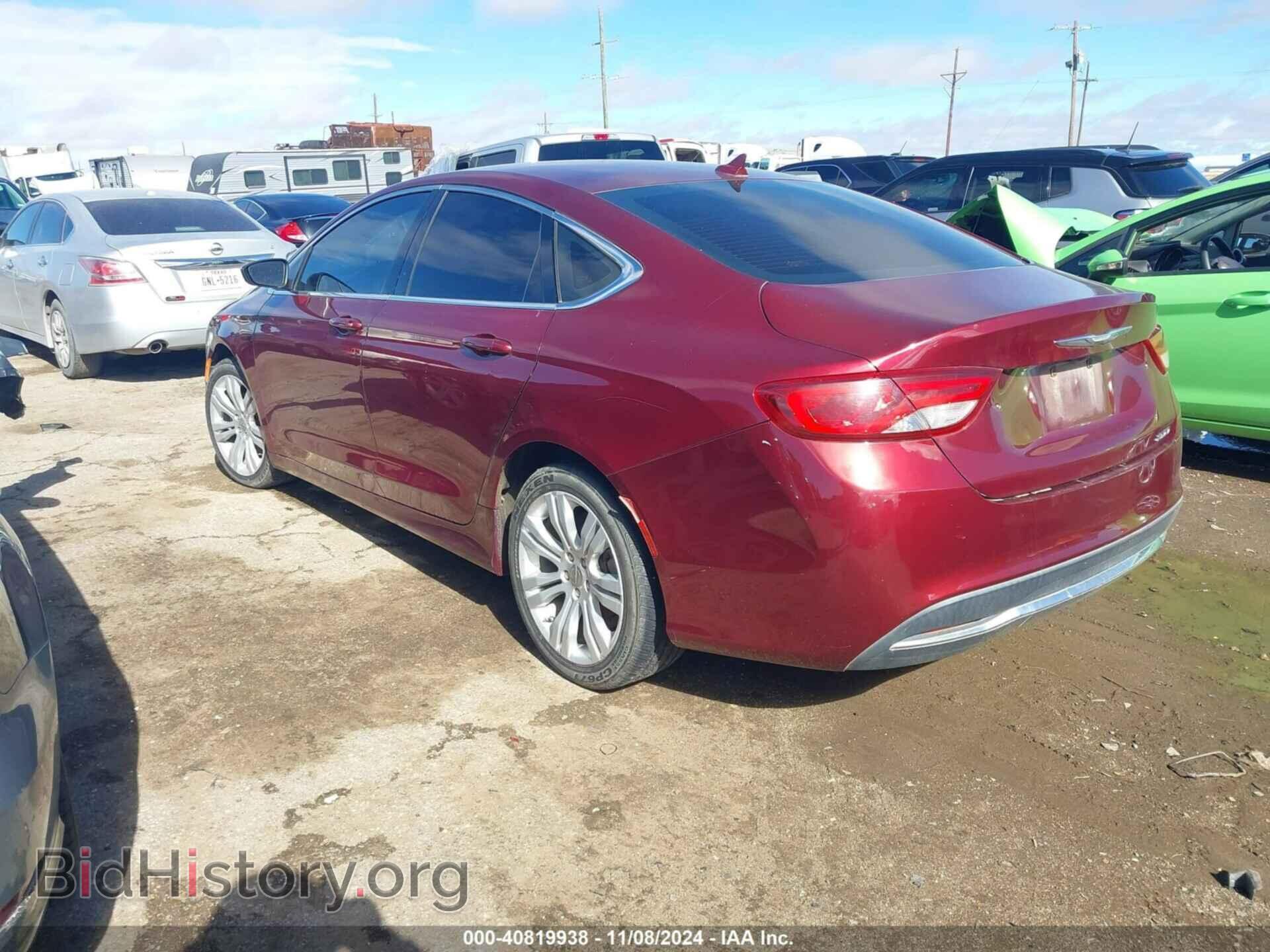 2015 CHRYSLER 200 - VIN: 1C3CCCAB6FN638405 - Фото 3