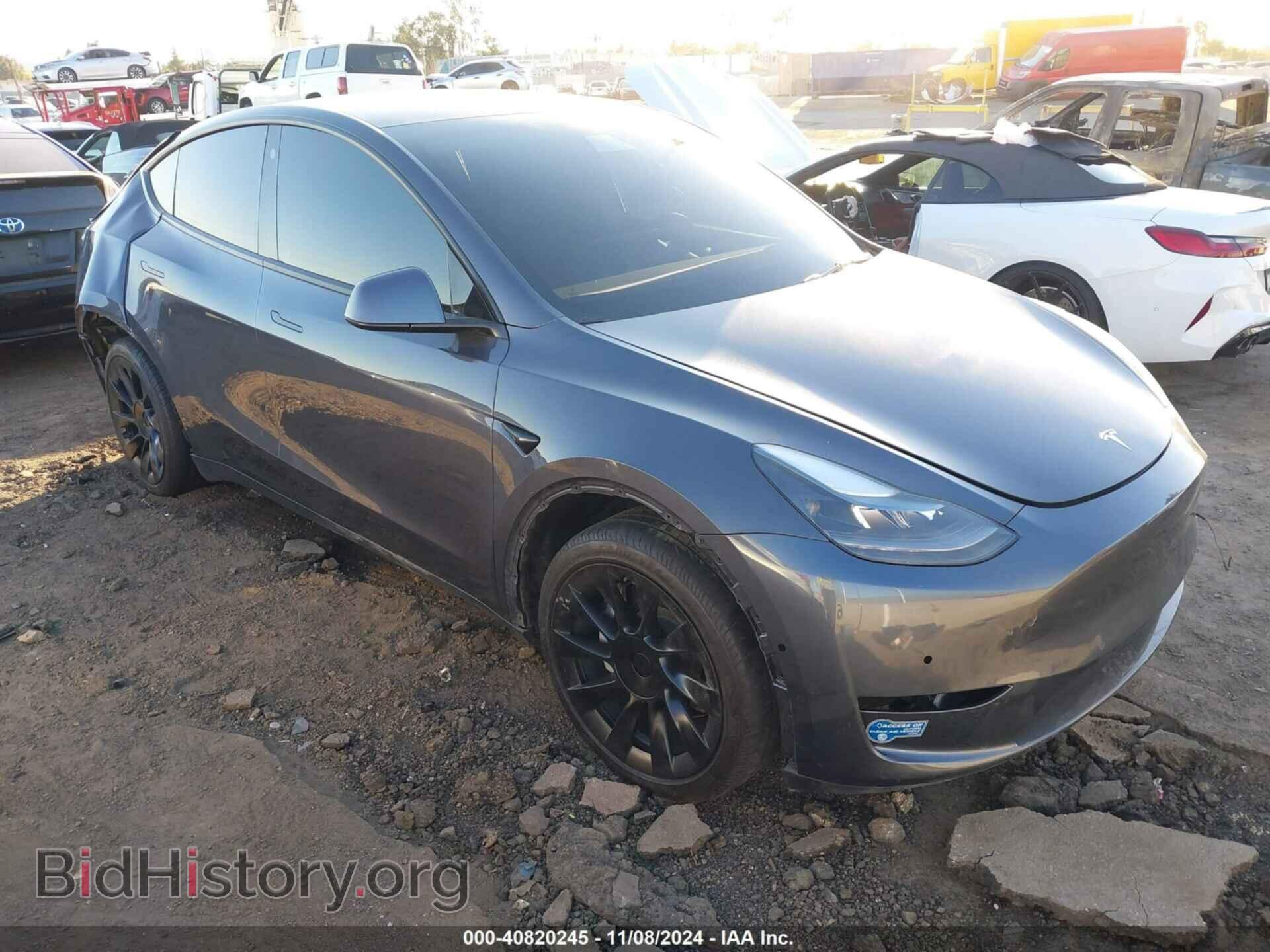 Photo 5YJYGDED2MF110296 - TESLA MODEL Y 2021