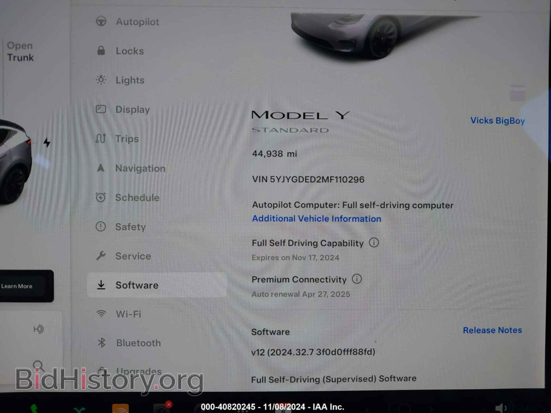 2021 TESLA MODEL Y - VIN: 5YJYGDED2MF110296 - Фото 7