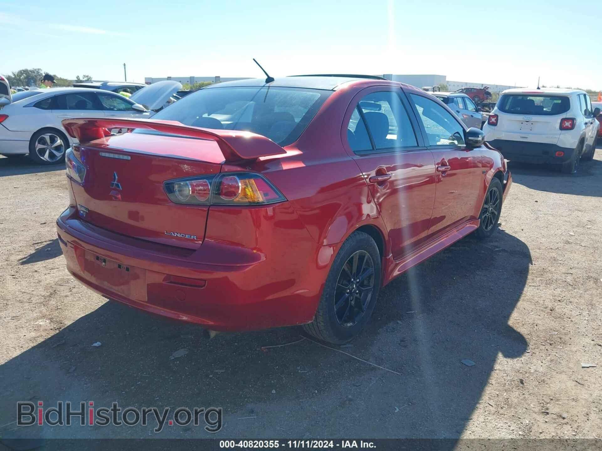 2017 MITSUBISHI LANCER - VIN: JA32U2FU4HU016353 - Фото 4