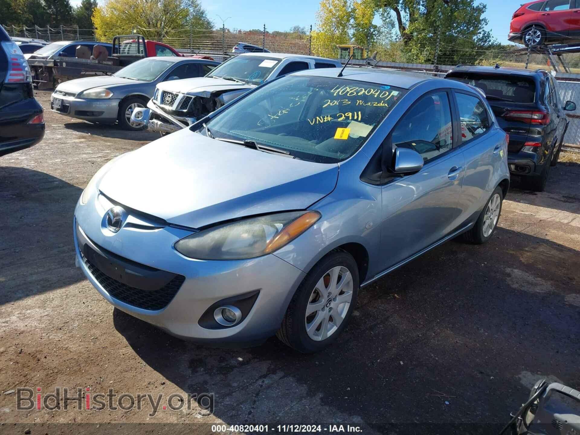 2013 MAZDA MAZDA2 - VIN: JM1DE1LY4D0162911 - Фото 2