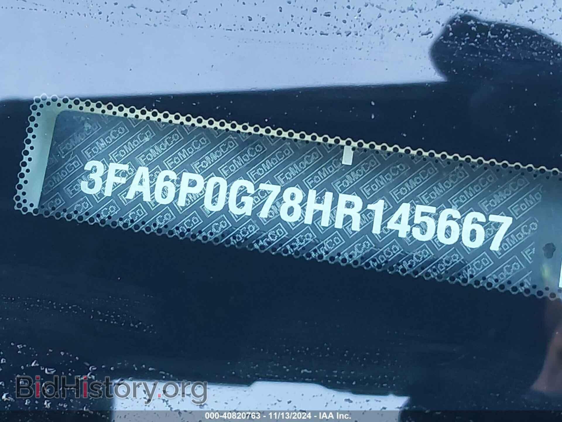 2017 FORD FUSION - VIN: 3FA6P0G78HR145667 - Фото 9