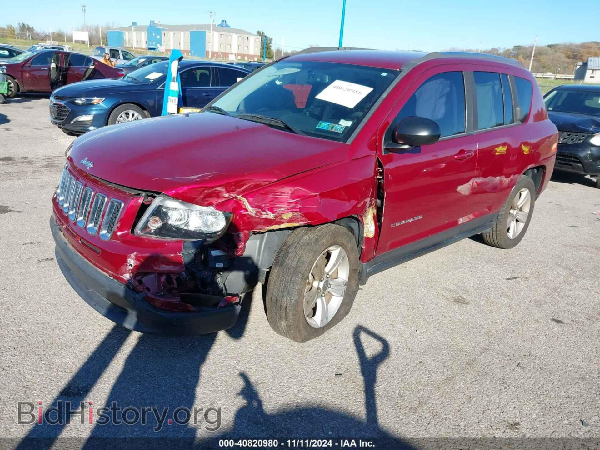 2014 JEEP COMPASS - VIN: 1C4NJDBB8ED825633 - Фото 2