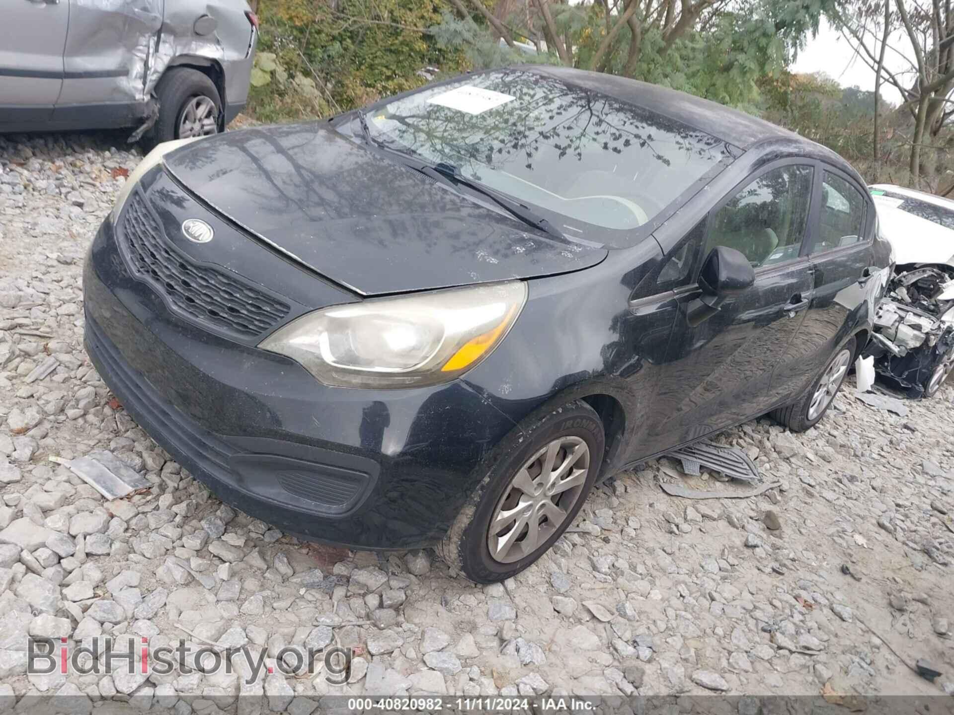 2012 KIA RIO - VIN: KNADM4A38C6076439 - Фото 2