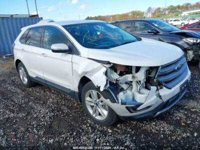 2016 Ford EDGE SEL, white — VIN 2FMPK4J94GBB69956, IAAI