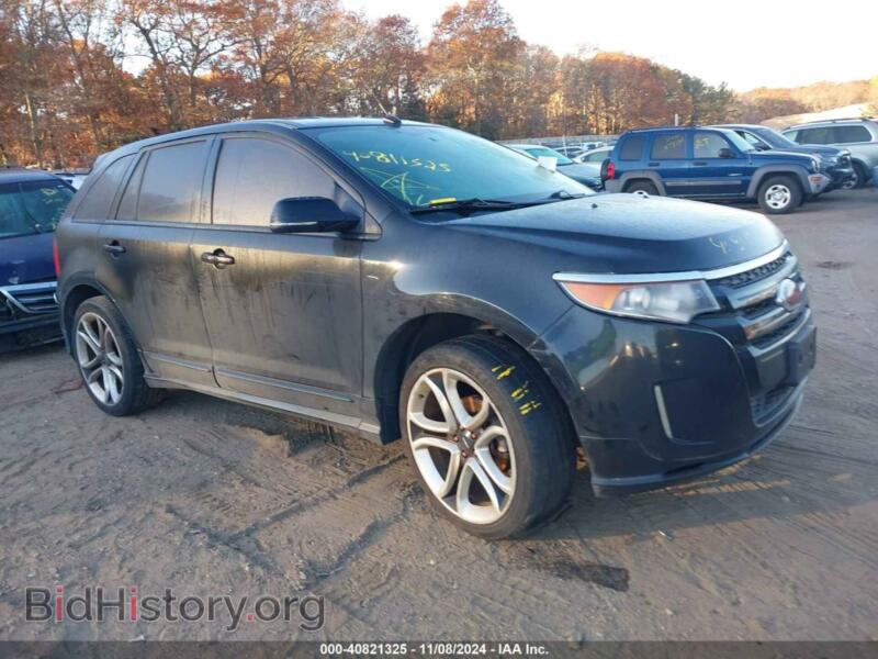 2014 Ford EDGE Sport (VIN 2FMDK4AKXEBB16293) — фото 1 из 16, IAAI, повреждение: передняя часть
