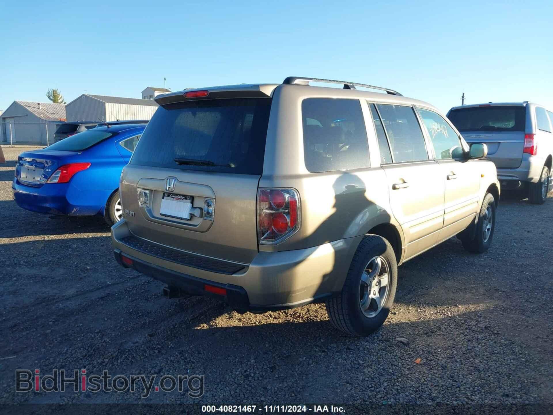 2007 HONDA PILOT - VIN: 5FNYF28707B023157 - Фото 4