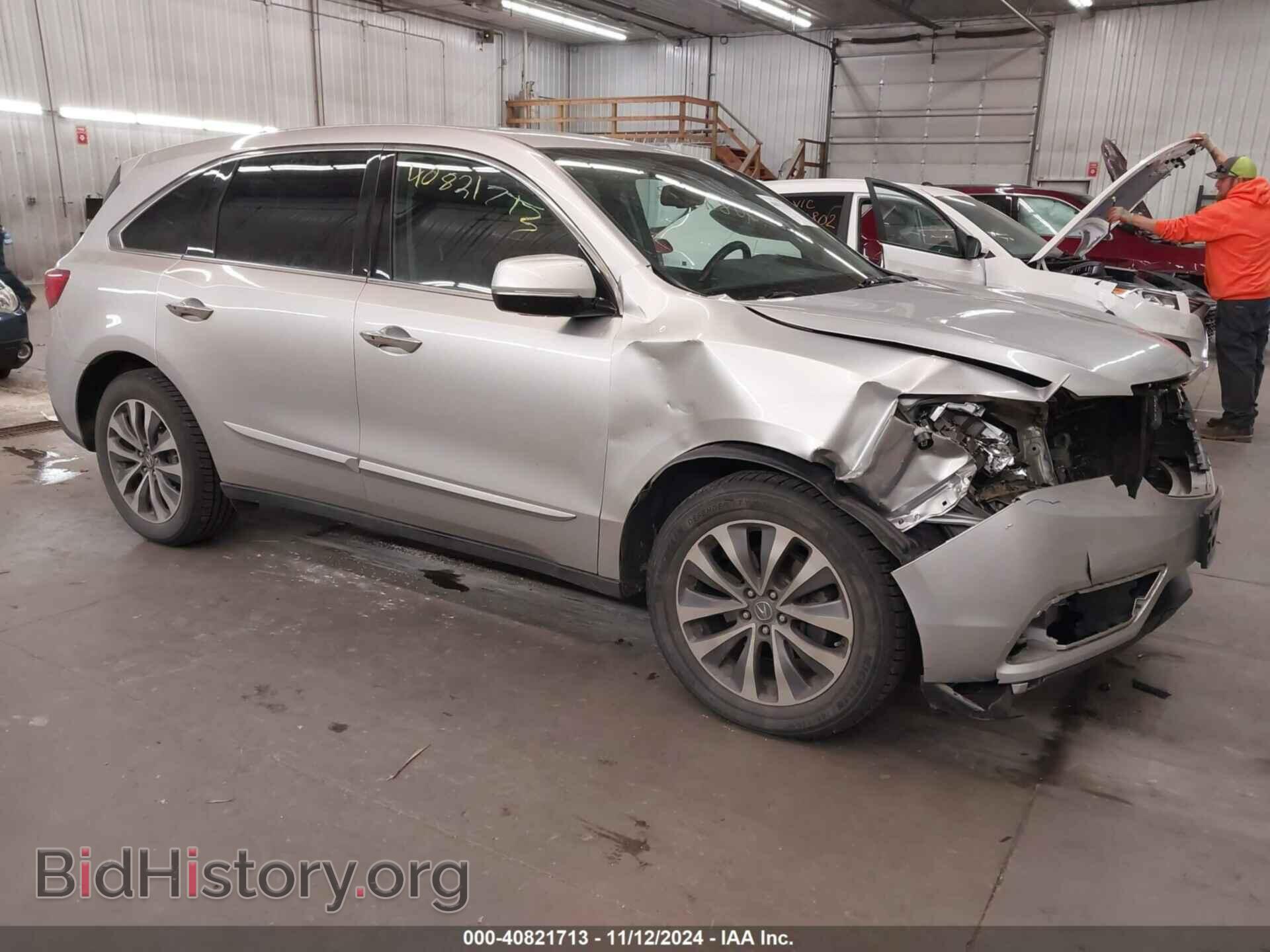 Фотография 5FRYD4H43EB020367 - ACURA MDX 2014