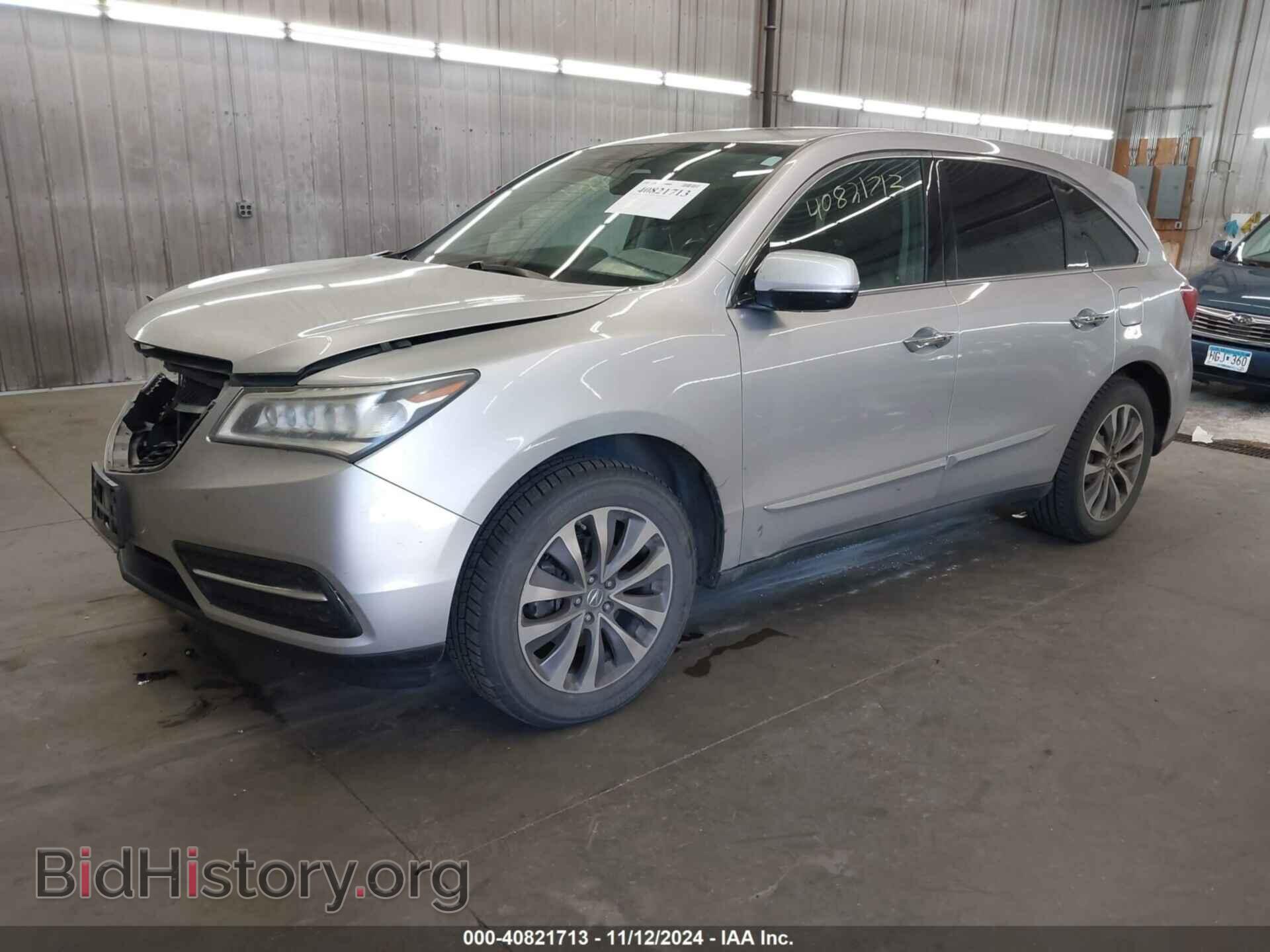 2014 ACURA MDX - VIN: 5FRYD4H43EB020367 - Фото 2