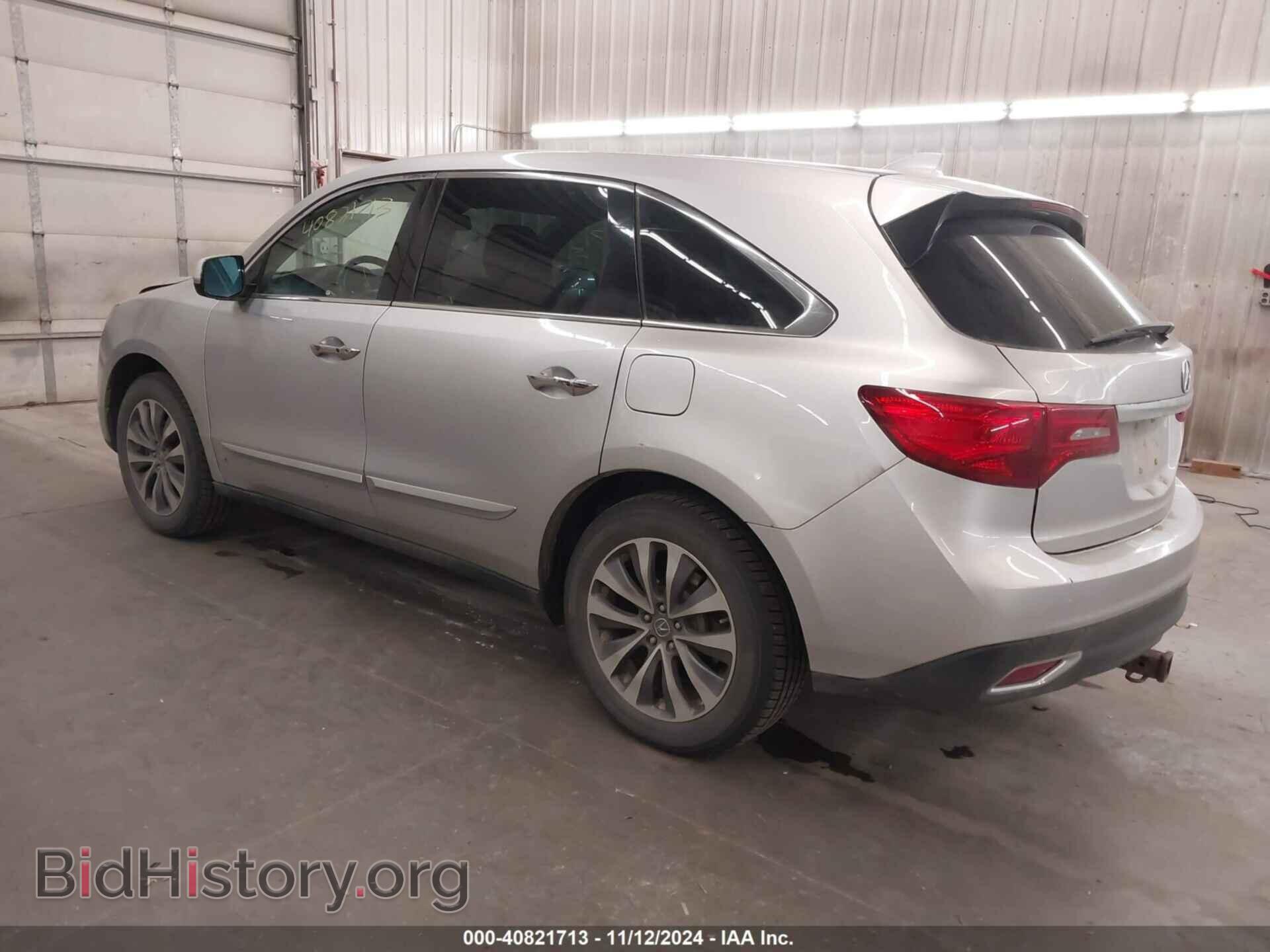 2014 ACURA MDX - VIN: 5FRYD4H43EB020367 - Фото 3