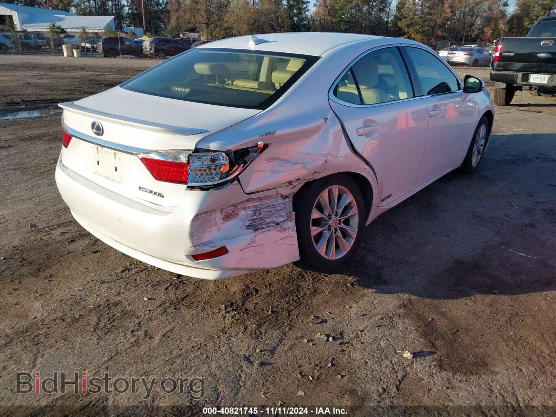 2013 LEXUS ES 300H - VIN: JTHBW1GG2D2027273 - Фото 4